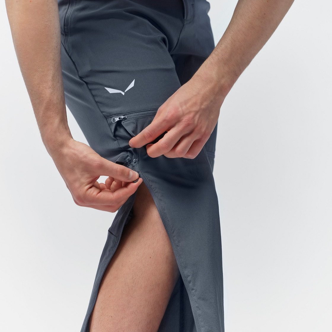 Salewa Trekkinghose Softshell-Wanderhose Talveno 2in1 DST (wasserabweisend) mit
