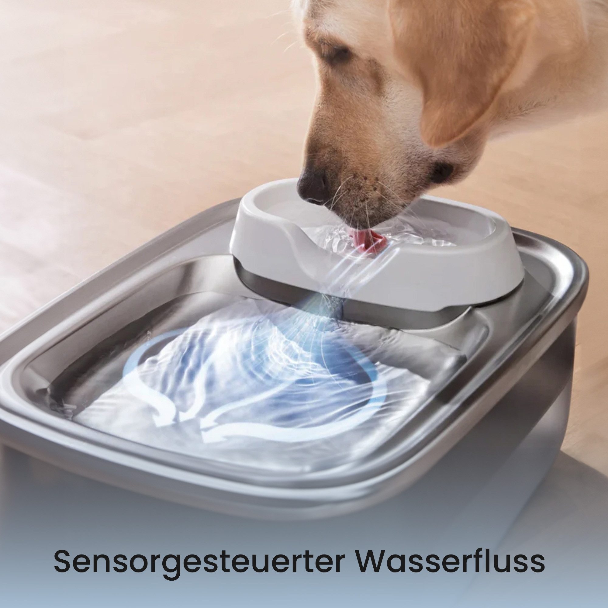 AstroPet Trinkbrunnen Kabelloser Haustier-Trinkbrunnen XL Poseidon günstig online kaufen