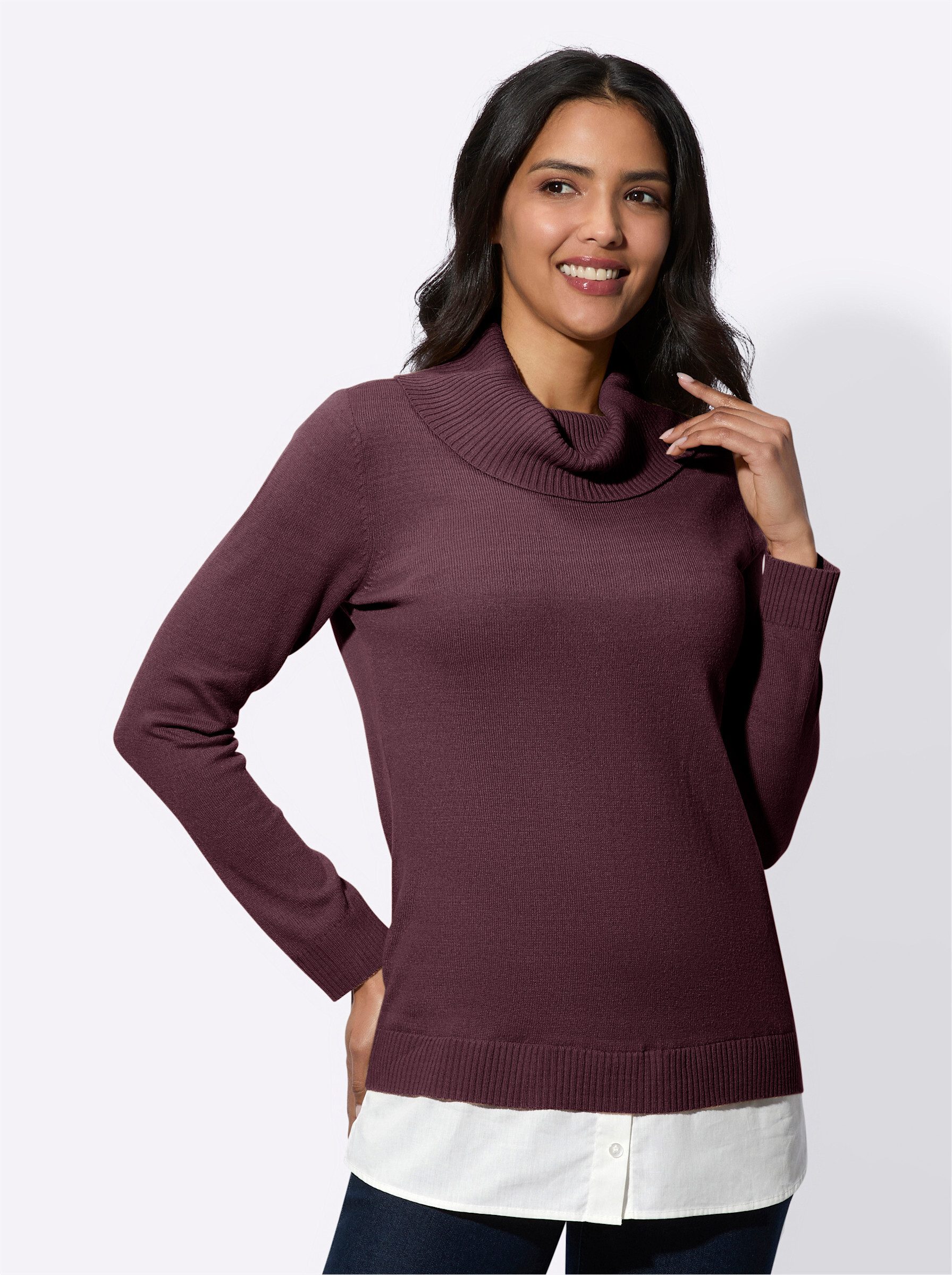 Strickpullover 2-in-1-Pullover