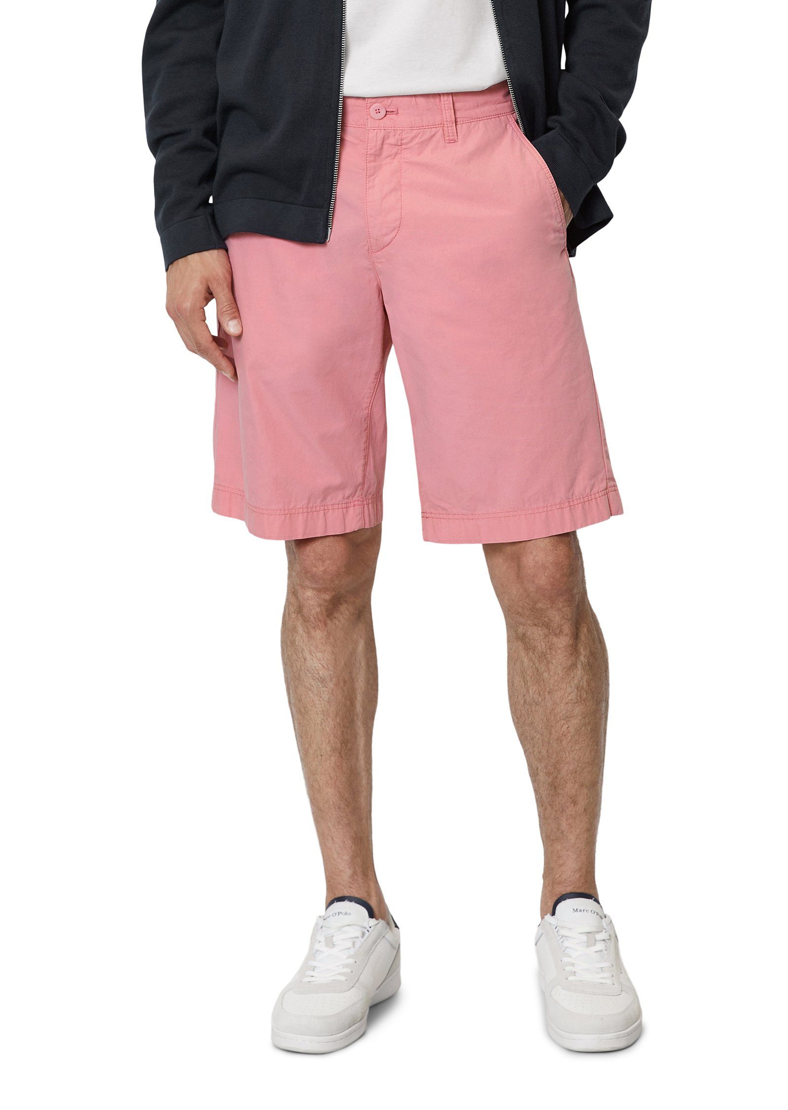 Marc O'Polo Shorts aus Organic Cotton-Popeline rosa