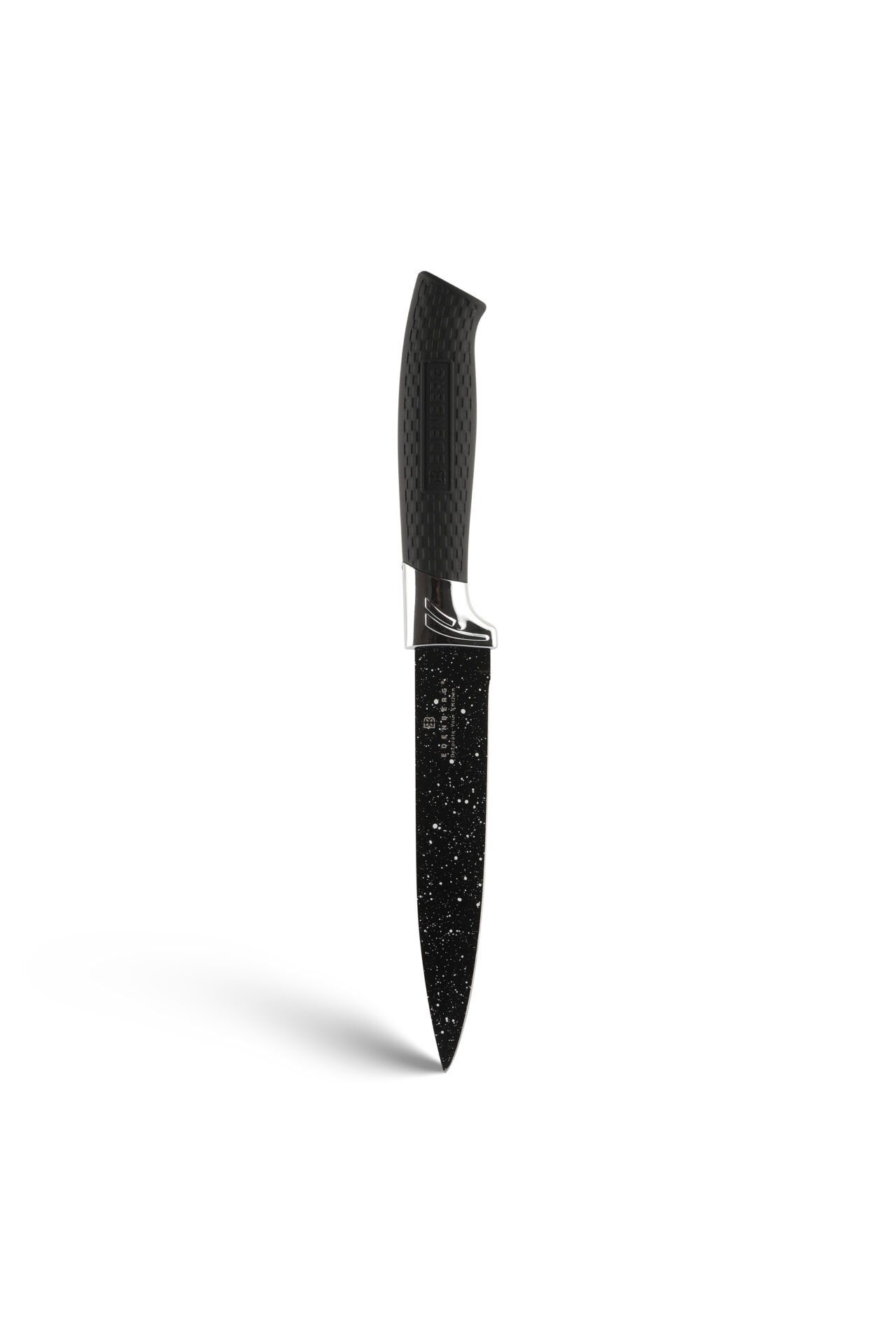Edenberg Messer-Set Modernes schwarzes Messerset Zeitloses Topfsets. (6-tlg., des Messerblock Eine mit Design Geschenkidee) ideale Block