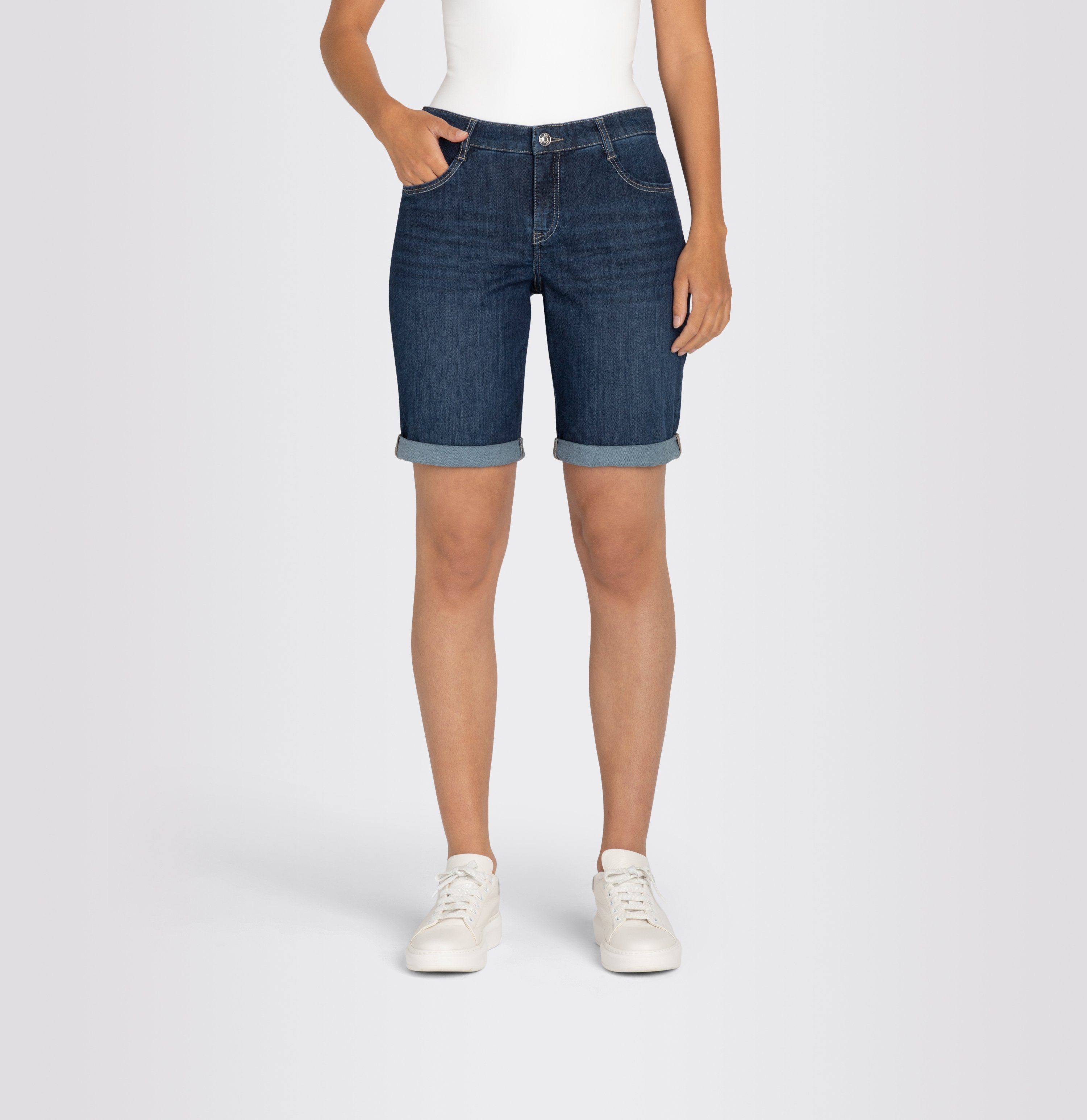 MAC Bermudas aus sehr leichter, sommerlicher günstig online kaufen