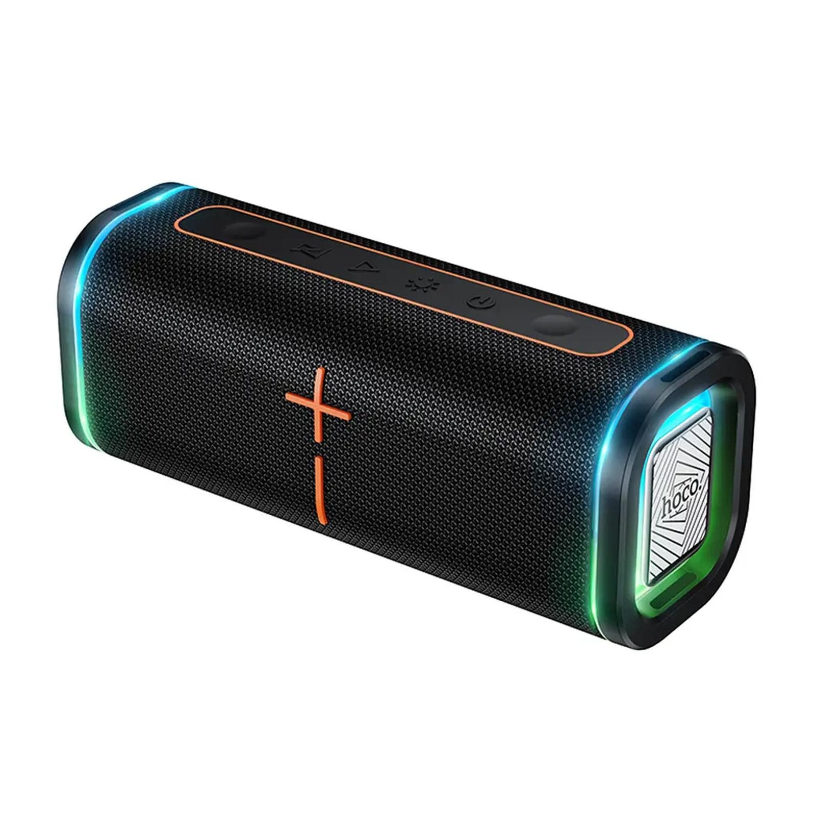 hoco. HC51 Bluetooth-Lautsprecher mit 30W und RGB-Licht Portable-Lautsprecher 2.0 (Bluetooth, 30 W, Mit Tragegriff, IPX4, TWS-Stereo, USB, AUX und 3 Std. Akkulaufzeit)