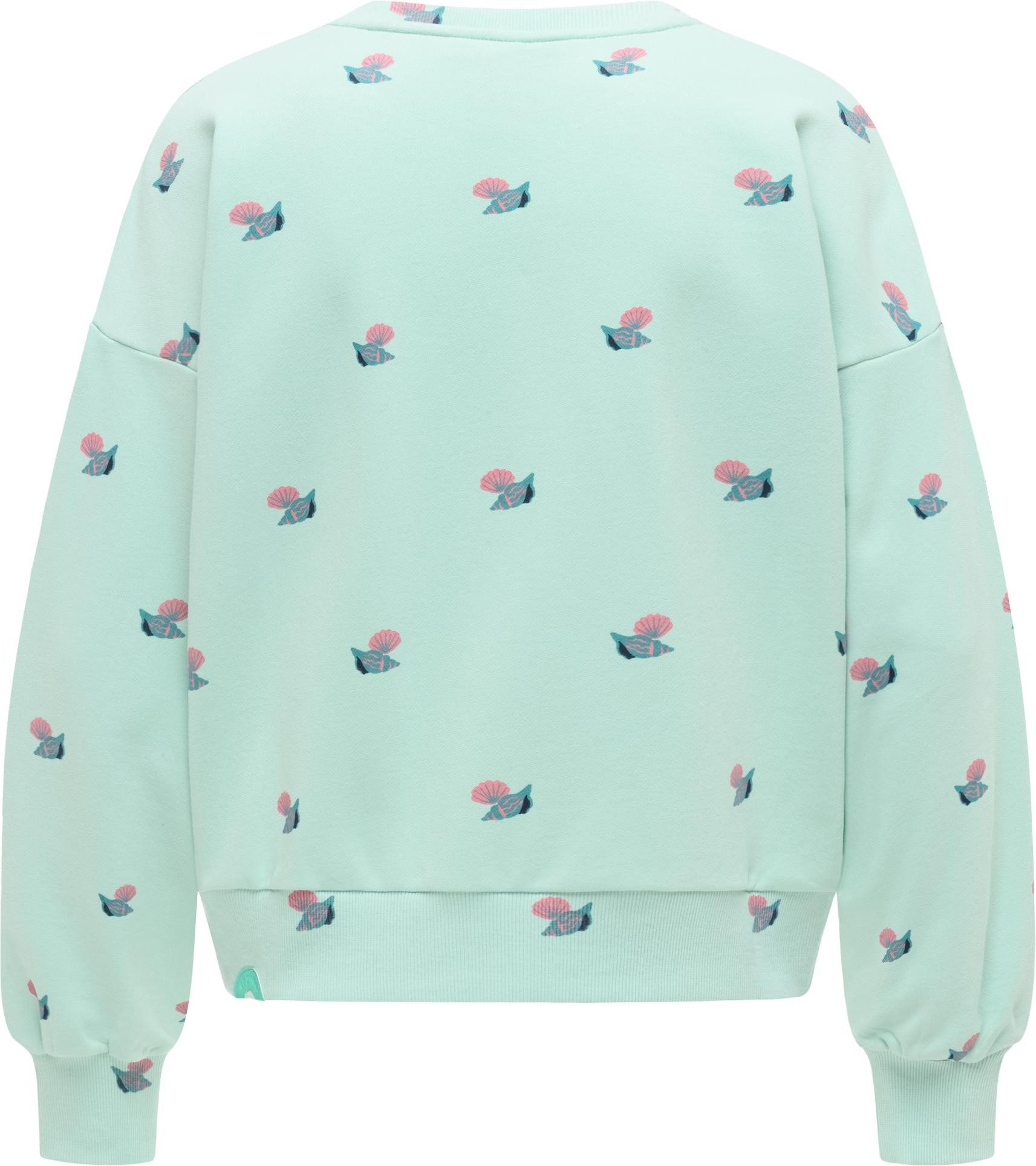 Ragwear Sweater Wuss Shells lässiges oversized Damen Sweatshirt mit Allover-Print