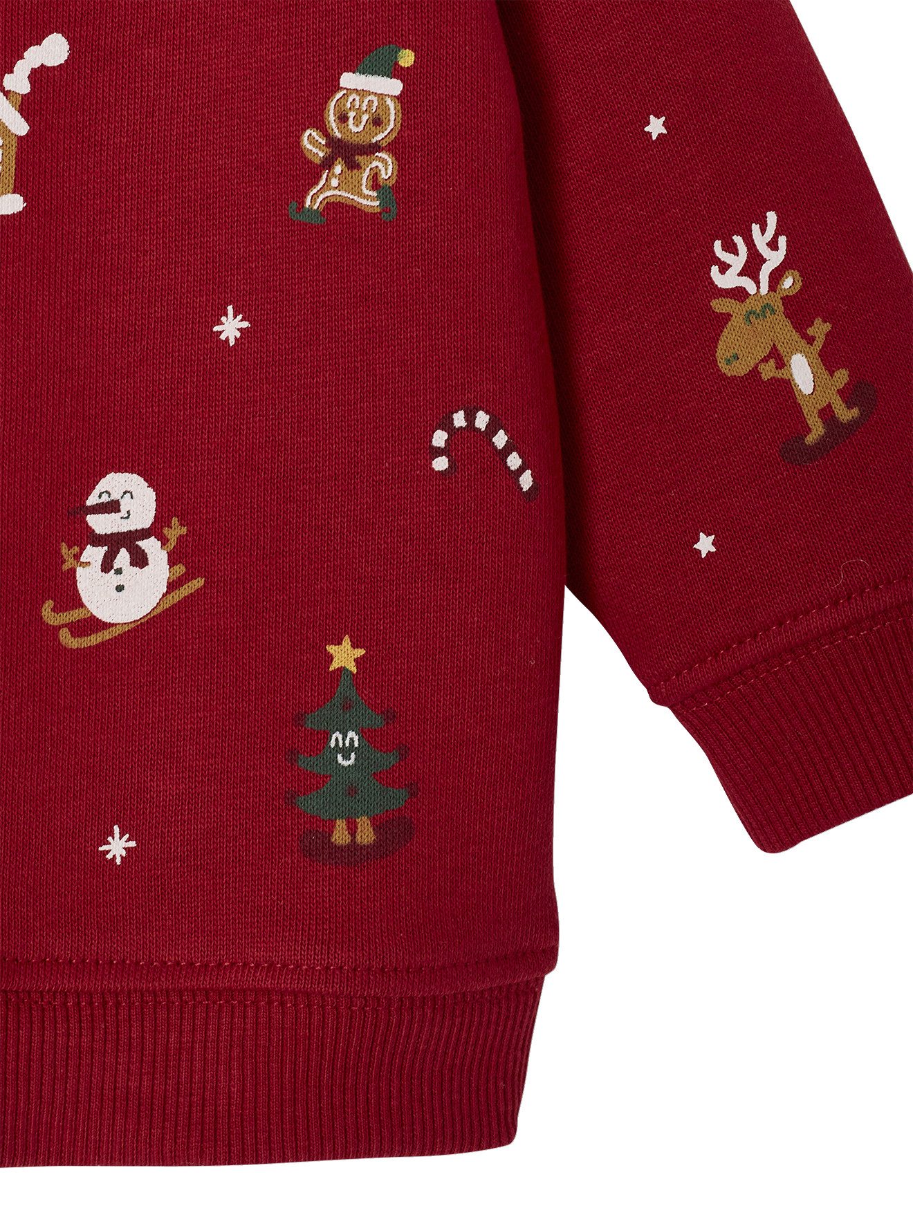 vertbaudet Sweatshirt Baby Weihnachts-Geschenkset: Sweatshirt & Mütze – Bild 4 von 5
