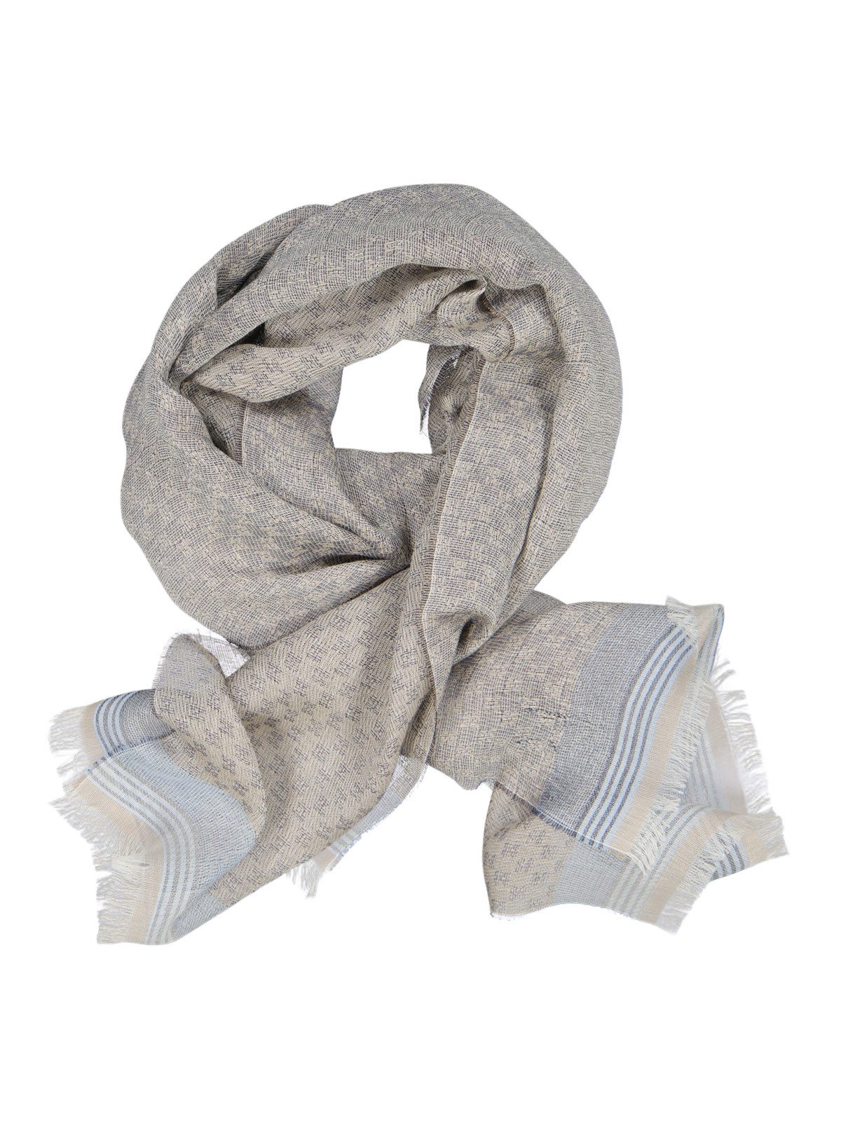 Strickschal Herren Schal uni, Braunbeige