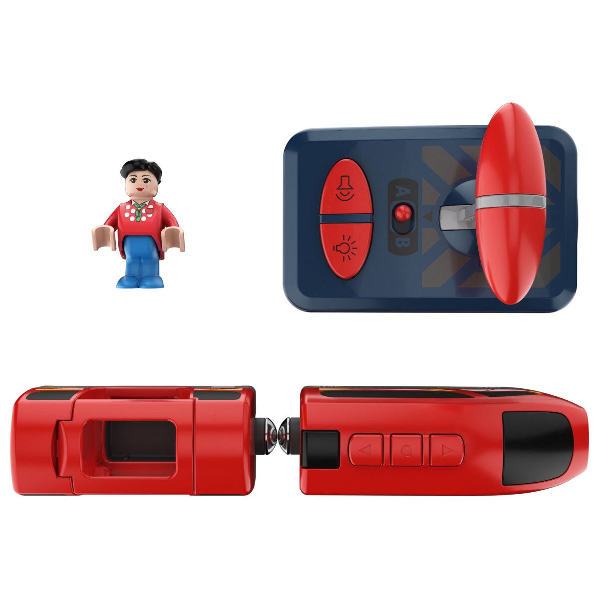 Playtive Spielzeugeisenbahn-Set Playtive Ferngesteuerter Zug mit Licht und Sound