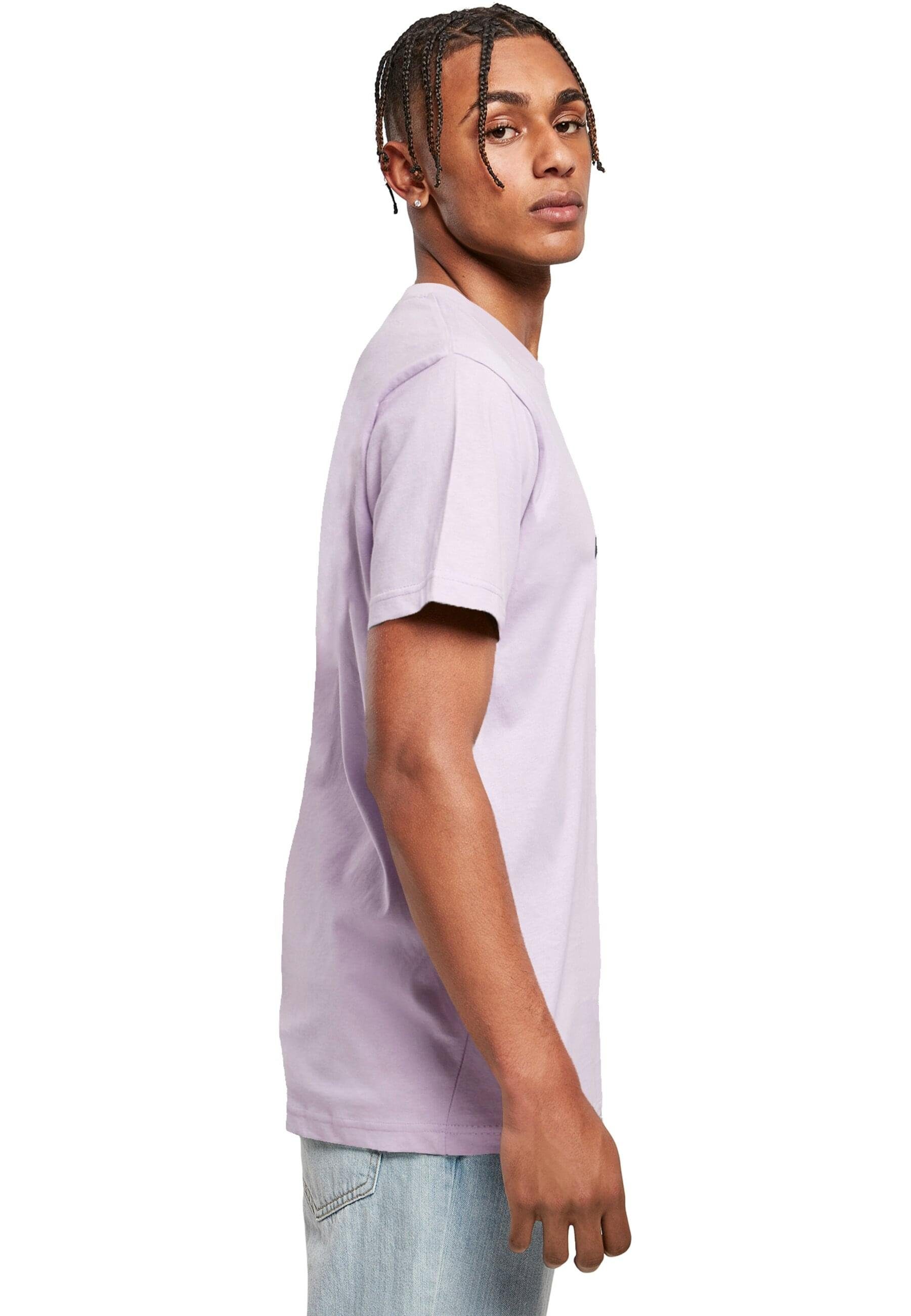 Herren Neck T-Shirt Woodstock Round lilac Peanuts (1-tlg) - T-Shirt Merchcode