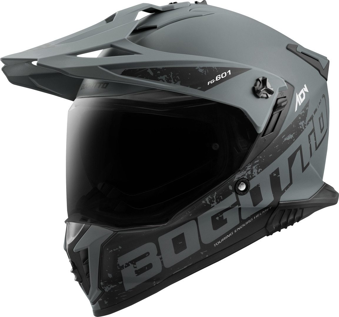 Bogotto Motocrosshelm FG-601 Duo Fiberglas Enduro Helm, Vorbereitet Für Kommunikationssystem,notfallsystem-polsterung (eq