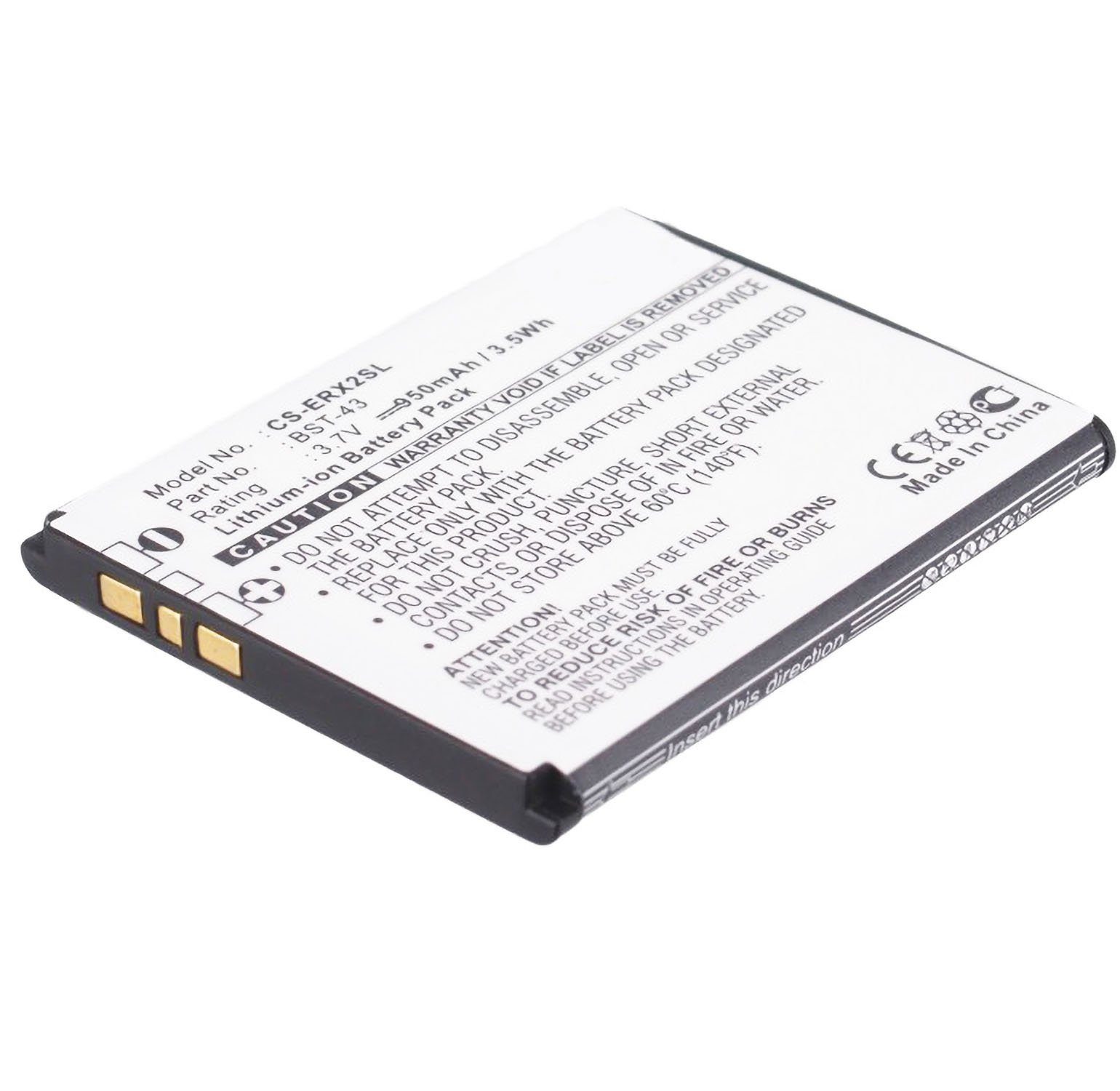 AGI Akku kompatibel mit Sony Ericsson Cedar J108I Akku Akku