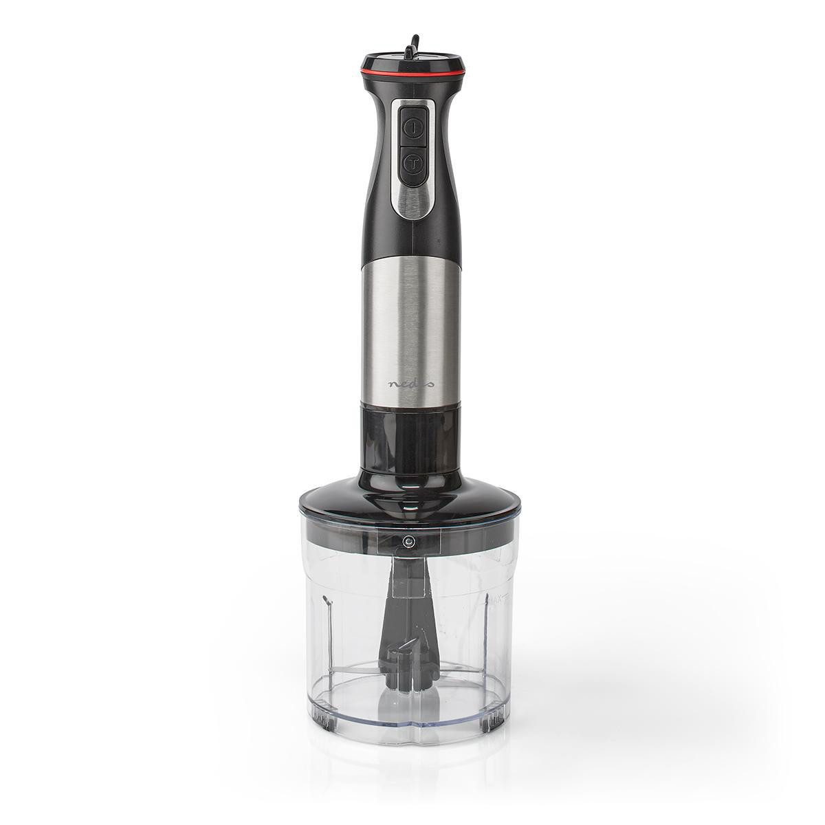 Nedis Stabmixer KAHB400CAL, 800 W, Edelstahlklinge, variable Geschwindigkeit, Turbo-Funktion für Mixen