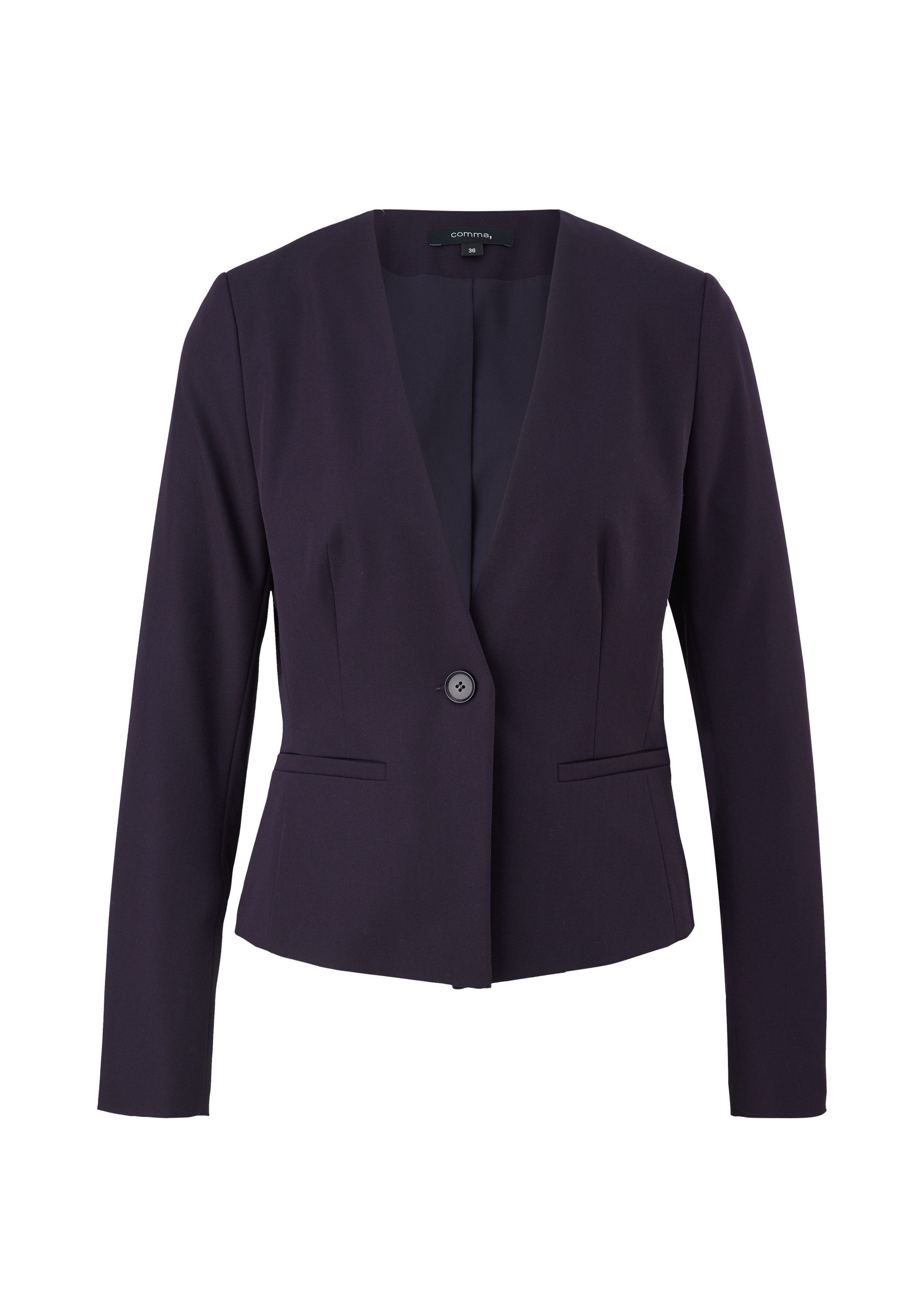 comma Jackenblazer Indoor-Blazer Blazer aus Viskosemix günstig online kaufen