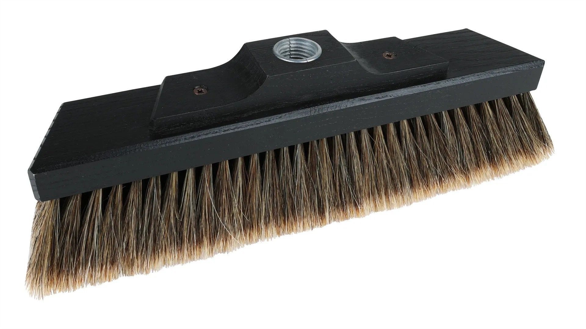 Bürstenhaus Redecker Staubbesen feiner, weicher Stubenbesen mit Gewinde, geschlitztes Rosshaar,36cm (1-St)