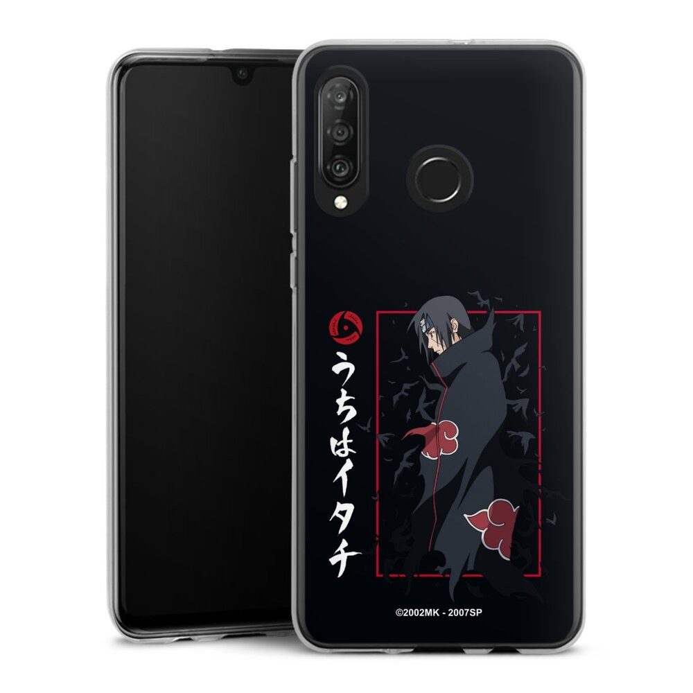 DeinDesign Handyhülle Itachi Uchiha Offizielles Lizenzprodukt Naruto Shippuden, Huawei P30 Lite New Edition Silikon Hülle Bumper Case Smartphone Cover
