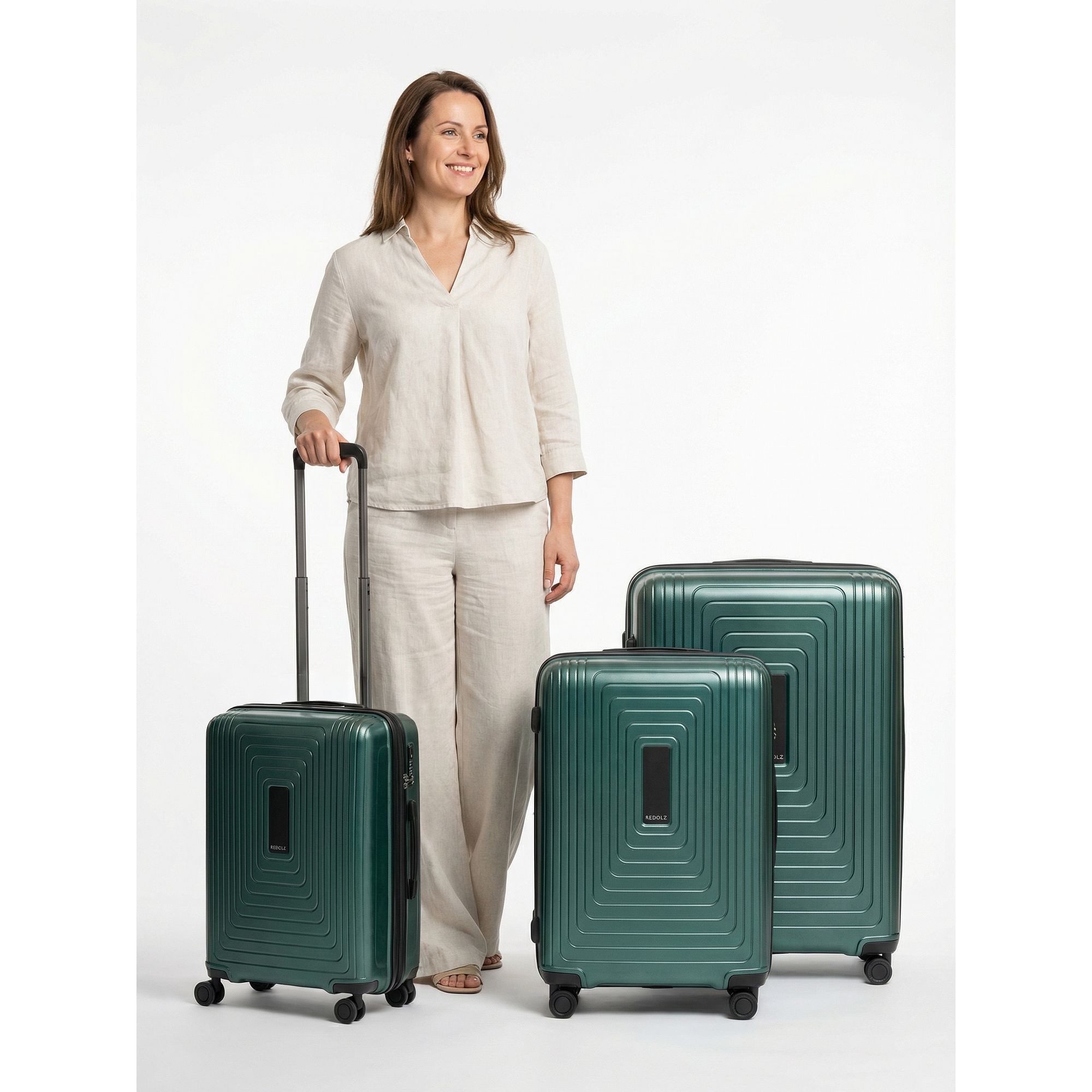 Redolz Trolleyset Essentials 14, 4 Rollen, (3-teilig, 3 tlg), Polypropylen