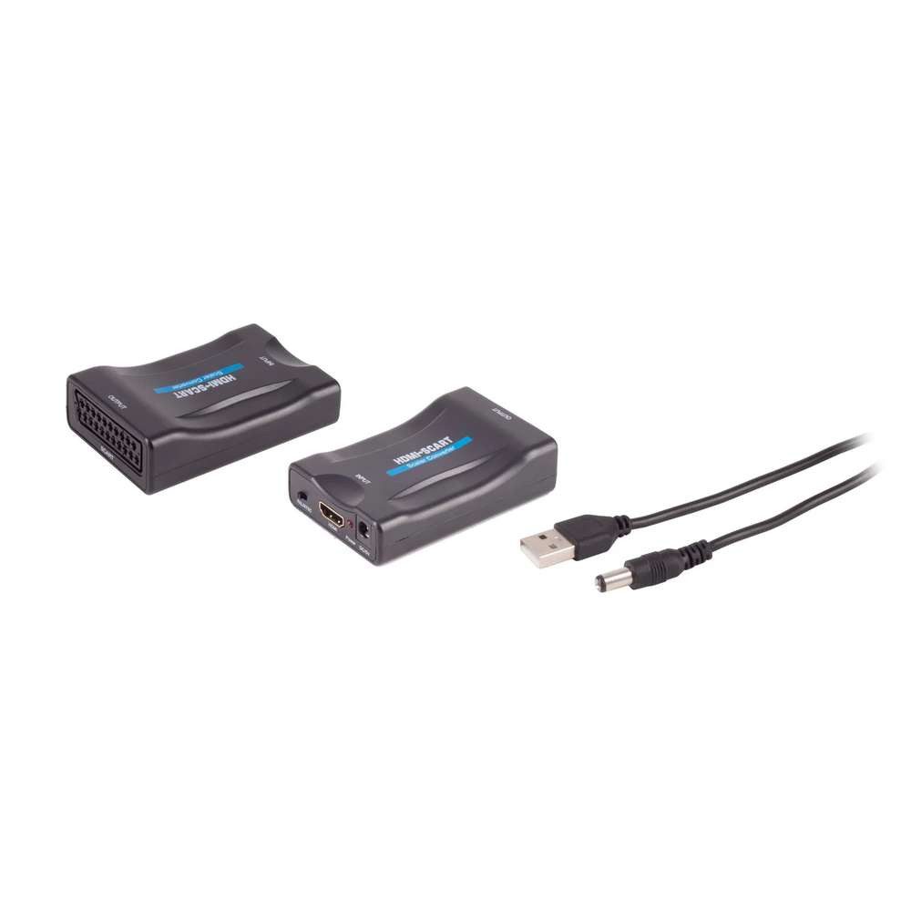S-Conn HDMI-A Konverter, SCART, digital/analog HDMI-Kabel von S-Conn