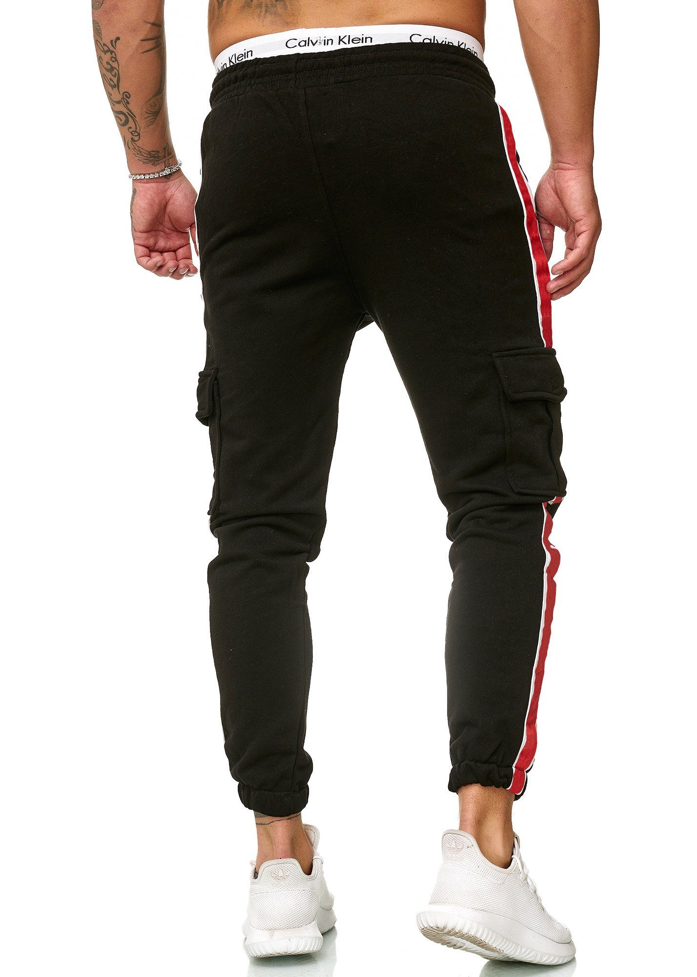 Herren, Fitness, Trainingshose, Code47 Schwarz Jogginghose, Gym, Sport Code47 (1-tlg) Jogginghose