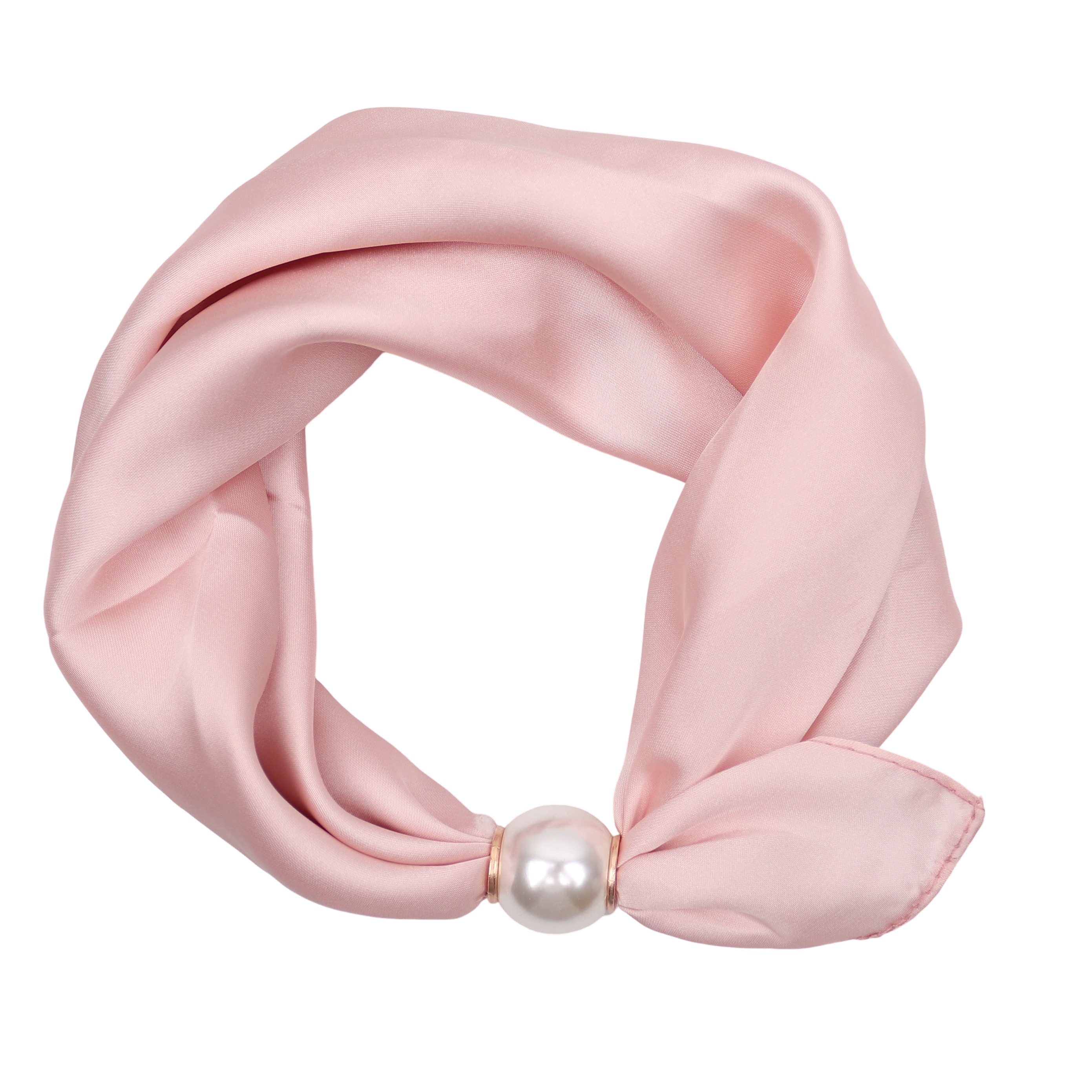 MIRROSI Nickituch Schmales Halstuch mit magnetischem Clip, Damen Halstuch deal für Frühling,Sommer, Herbst – Bild 2 von 4