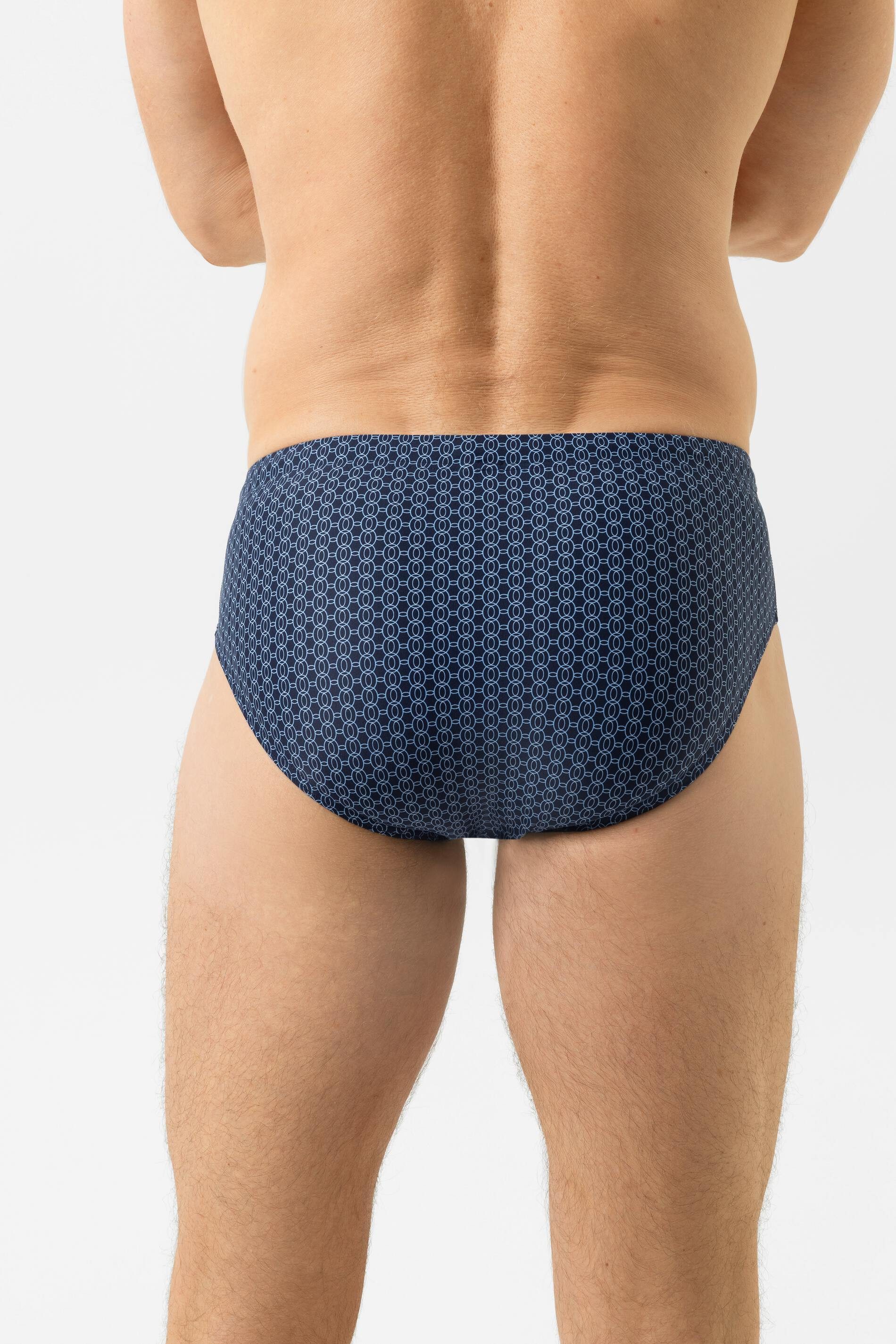 Mey Badeslip Mey Herren Badehose Serie Tidal Rings (1-St) Badepants, Gemustert, Chlorecht, Meerwasser-resistent