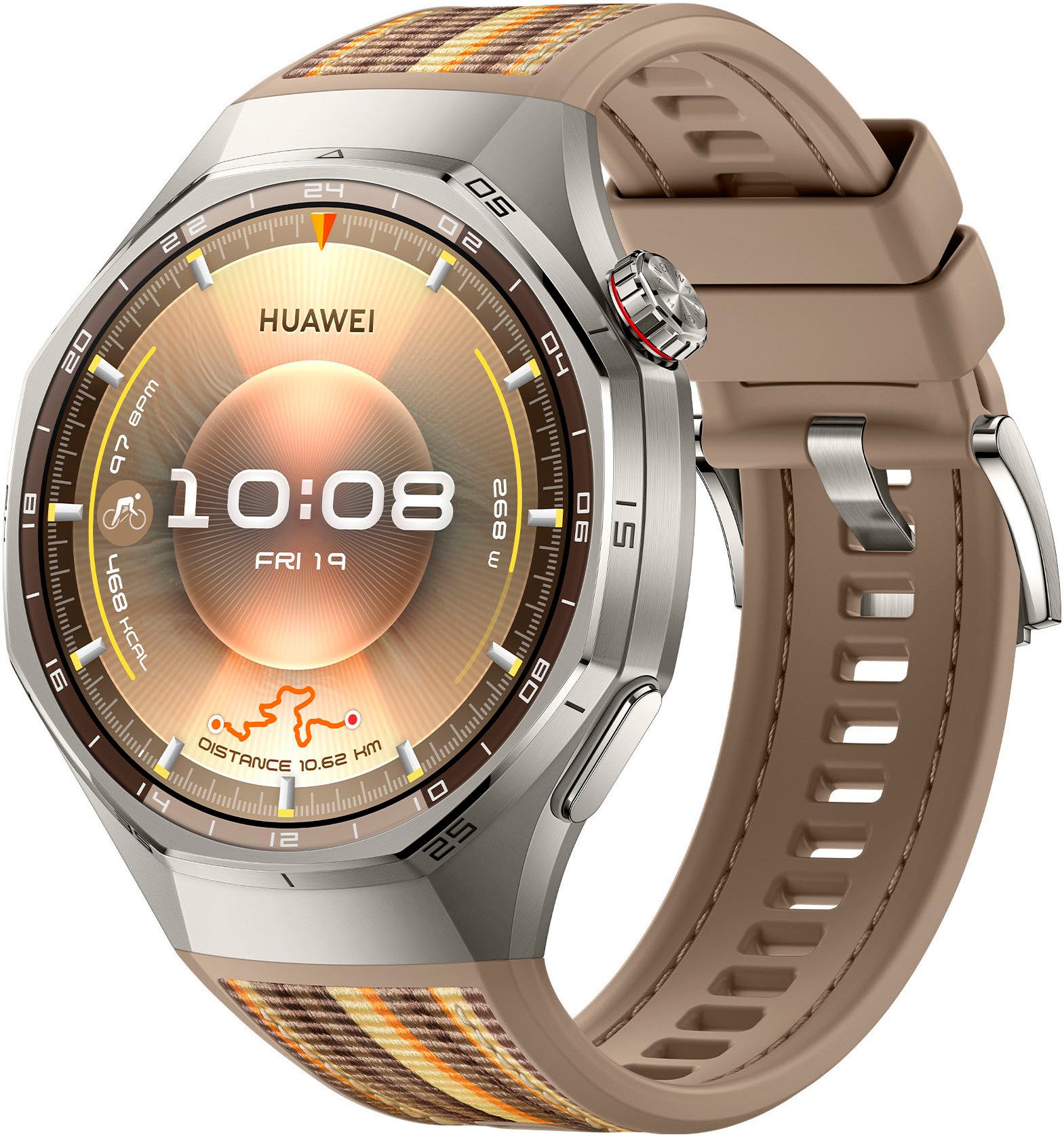 Huawei Watch GT 6 Pro 46 mm Silber/Braun