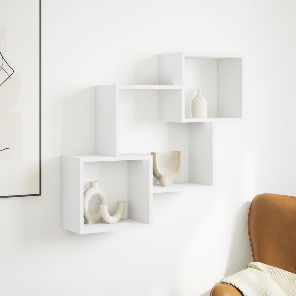 vidaXL Regal Wandschrank 78x18x71 cm Weiß günstig online kaufen