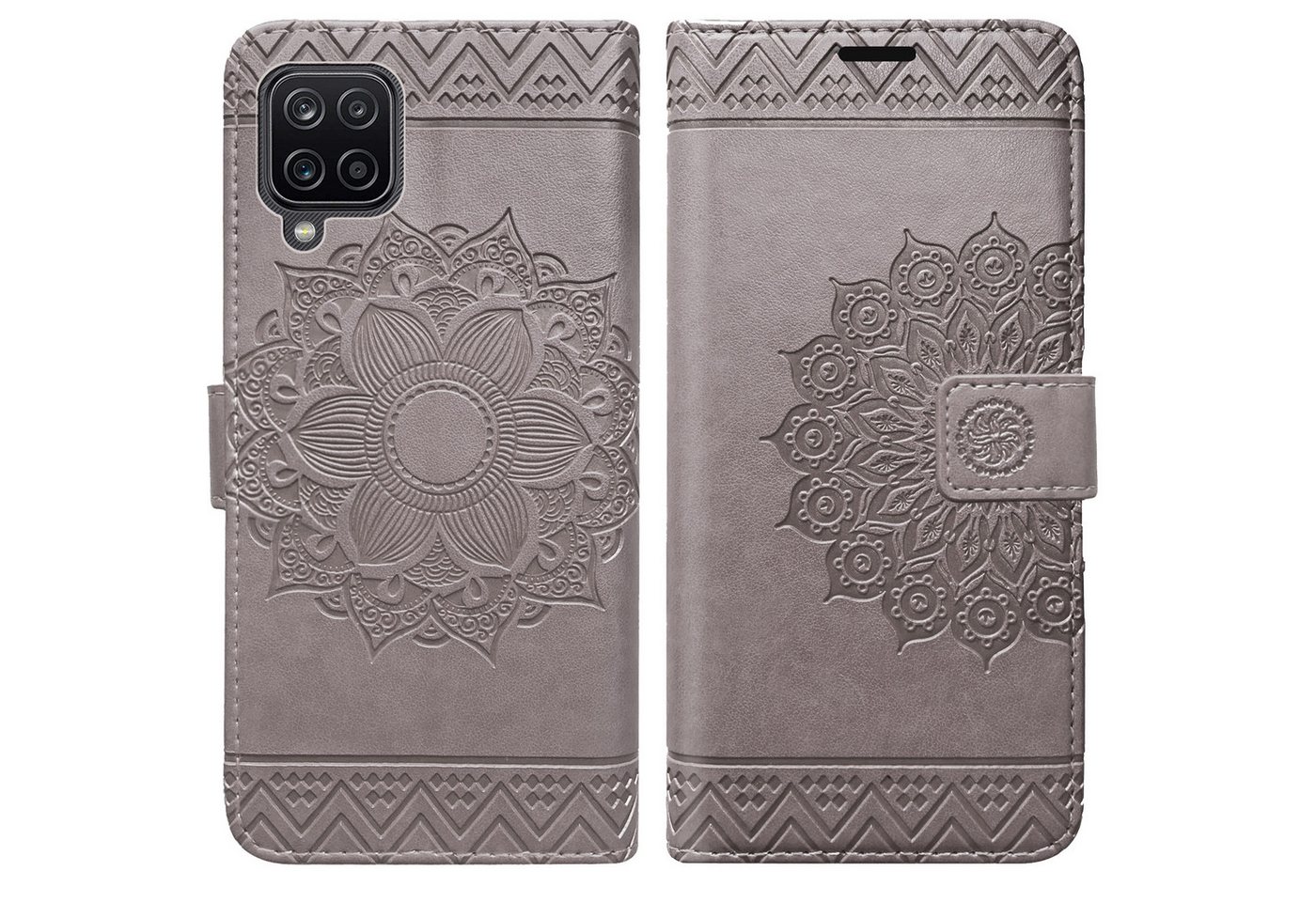 betterfon Handyhülle Handytasche für Samsung Galaxy A12 / M12 Klapphülle, Wallet Case mit Kartenfächern Magnetverschluss und weicher Innenhülle
