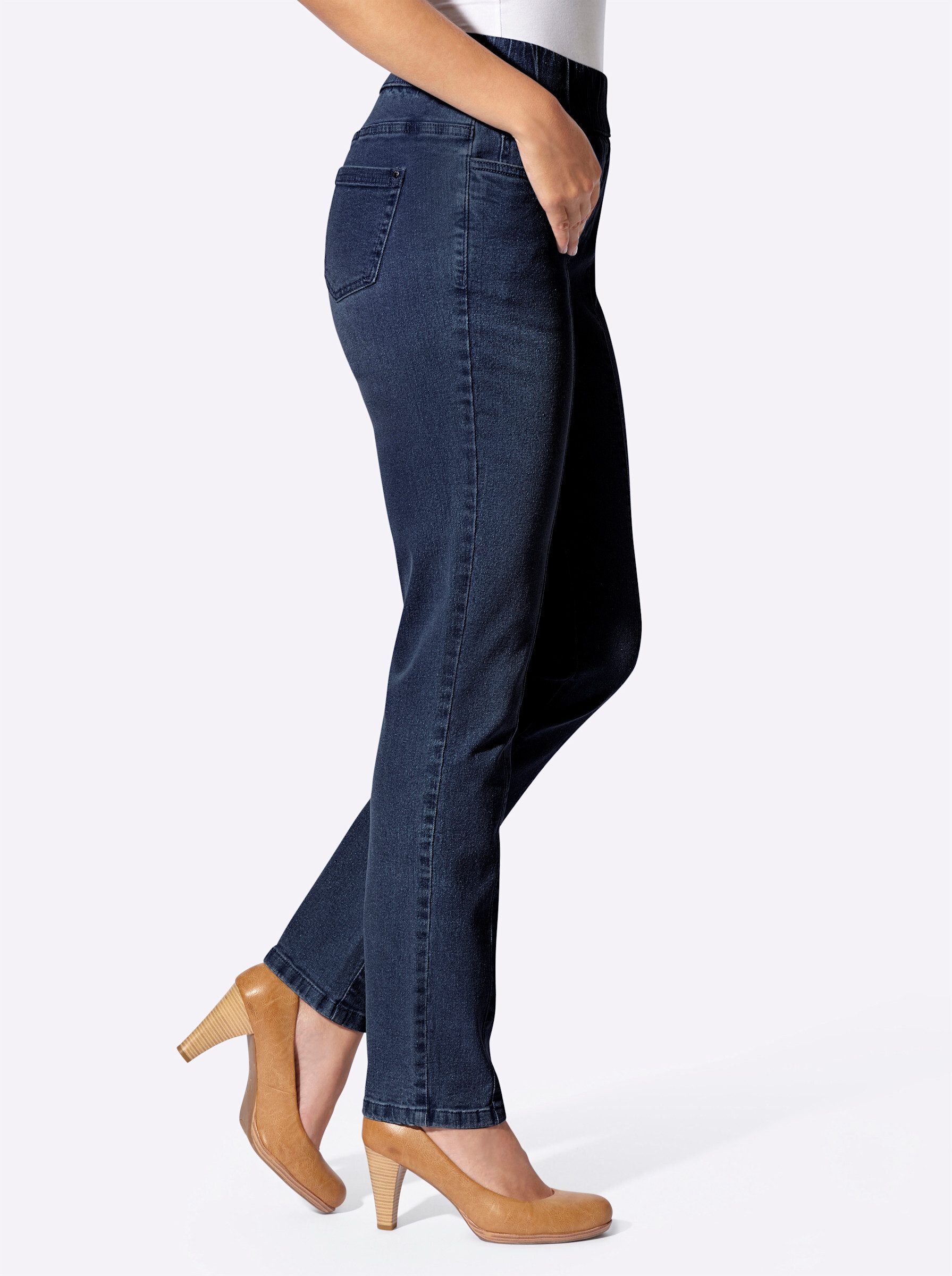 Witt Bequeme Jeans Jeans erhöht