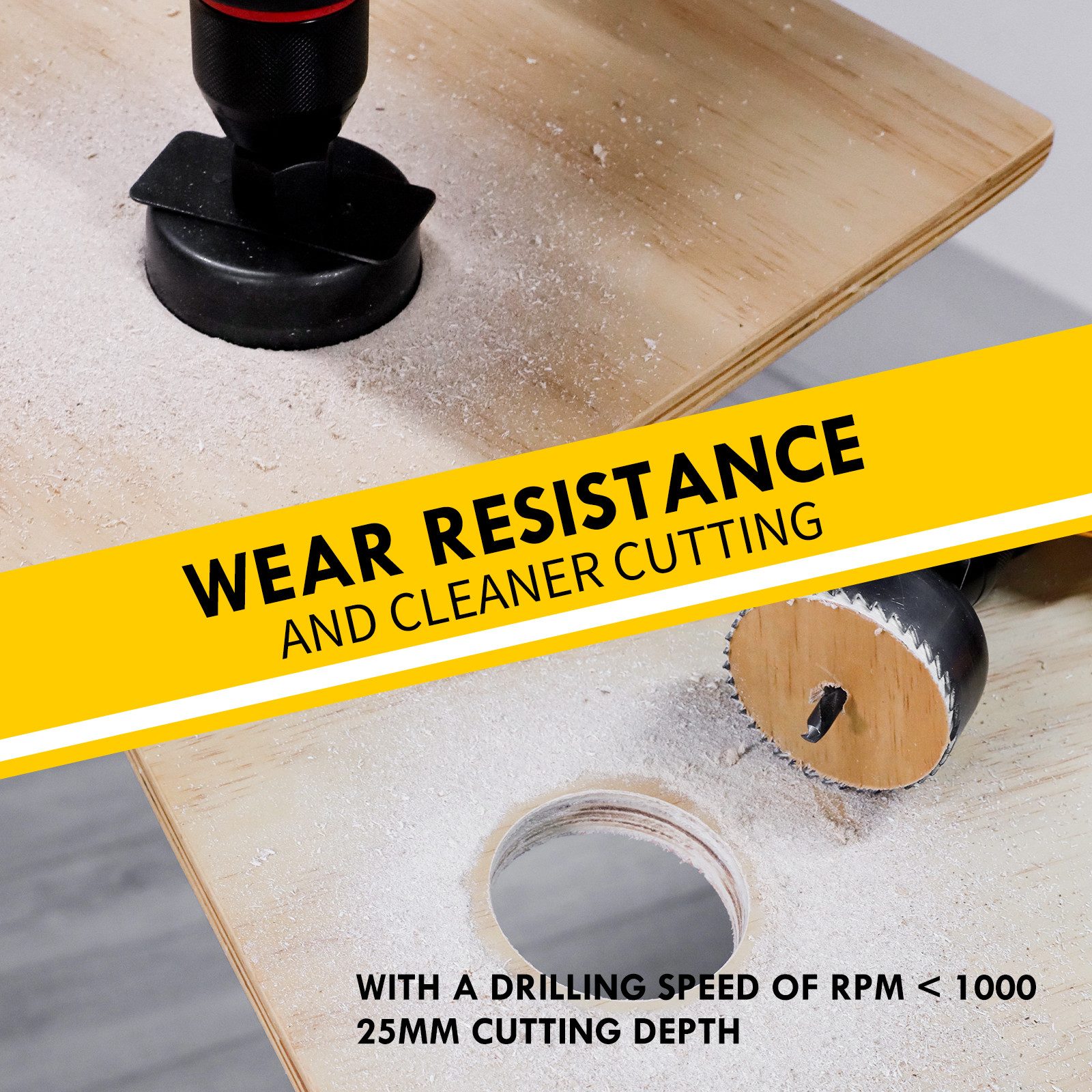 CCLIFE Lochsäge Lochsäge Set Ø19mm-152mm Lochbohrer Lochkreissäge Schnittti günstig online kaufen