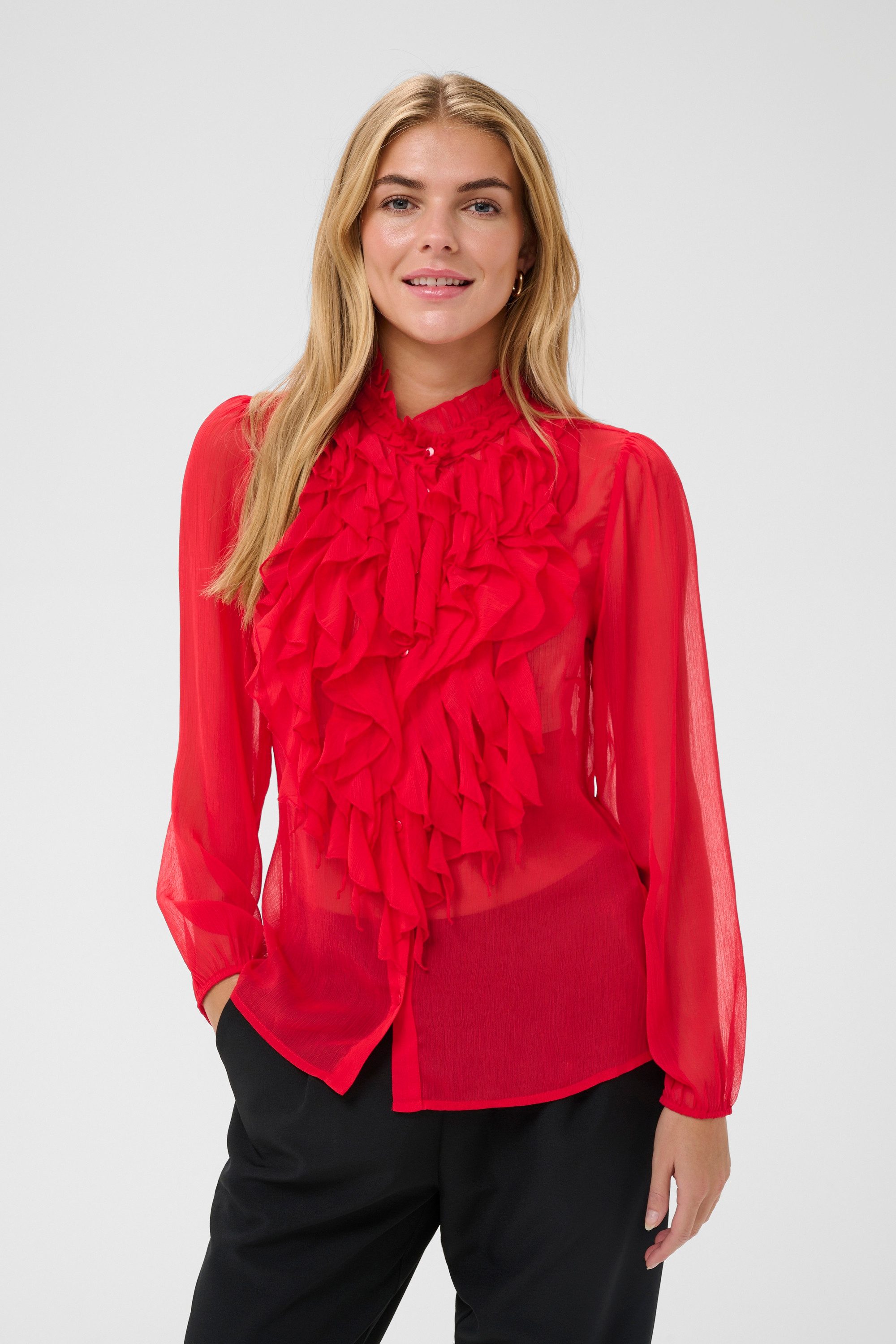 Saint Tropez Langarmbluse Langarm-Bluse LiljaSZ günstig online kaufen