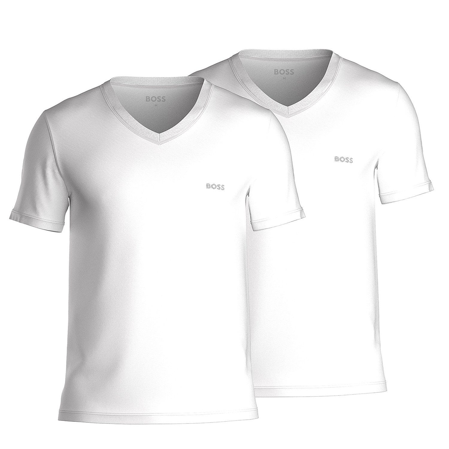 BOSS Unterziehshirt VN Comfort 2P Pure Cotton (Packung, 2-St., 2er-Pack) V- günstig online kaufen