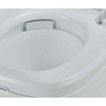 Enders® Campingtoilette Supreme, integrierter Papierhalter, Belüftungstaste, Deckel + Brille abnehmbar