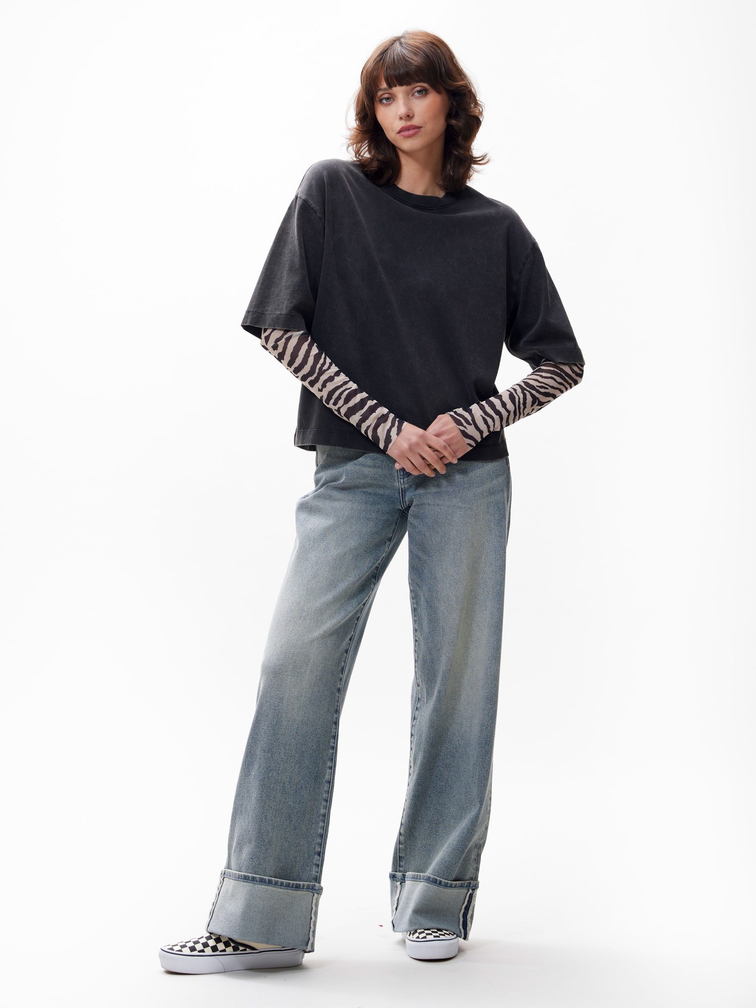 Catwalk Junkie Sweatshirt - Langarmshirt Damen - Layering Shirt Zebra - günstig online kaufen