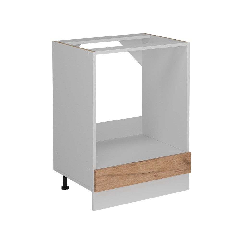 Vicco Herdumbauschrank R-Line, Goldkraft Eiche/Weiß, 60 günstig online kaufen