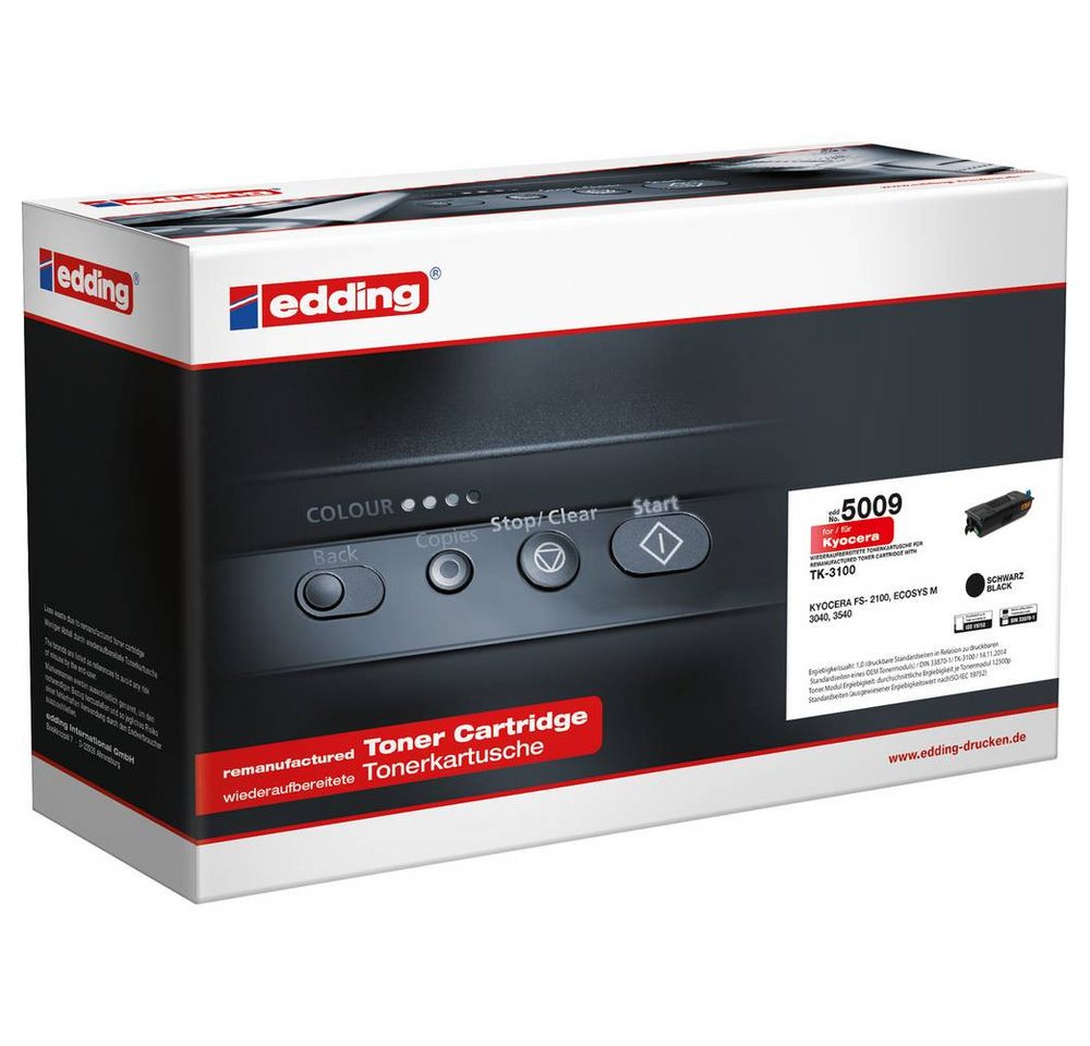 Thumbnail - edding Tonerpatrone Tonerkassette ersetzt Kyocera TK-3100 12500