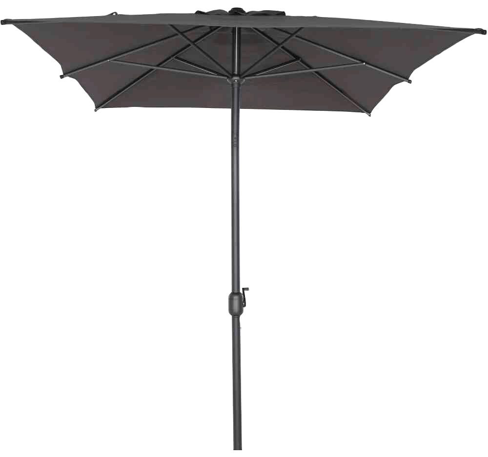 Siena Garden Marktschirm 200 cm x 300 cm Anthrazit mit Kurbelmechanik günstig online kaufen
