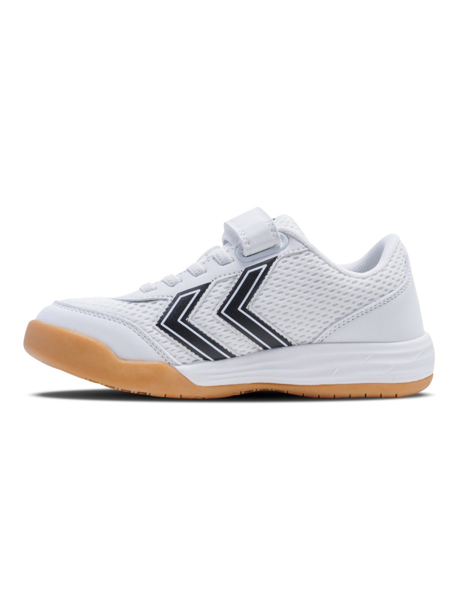 hummel Hallen-Indoorschuhe Multiplay Flex VC (Klettverschluss) weiss/schwarz Badmintonschuh – Bild 3 von 5
