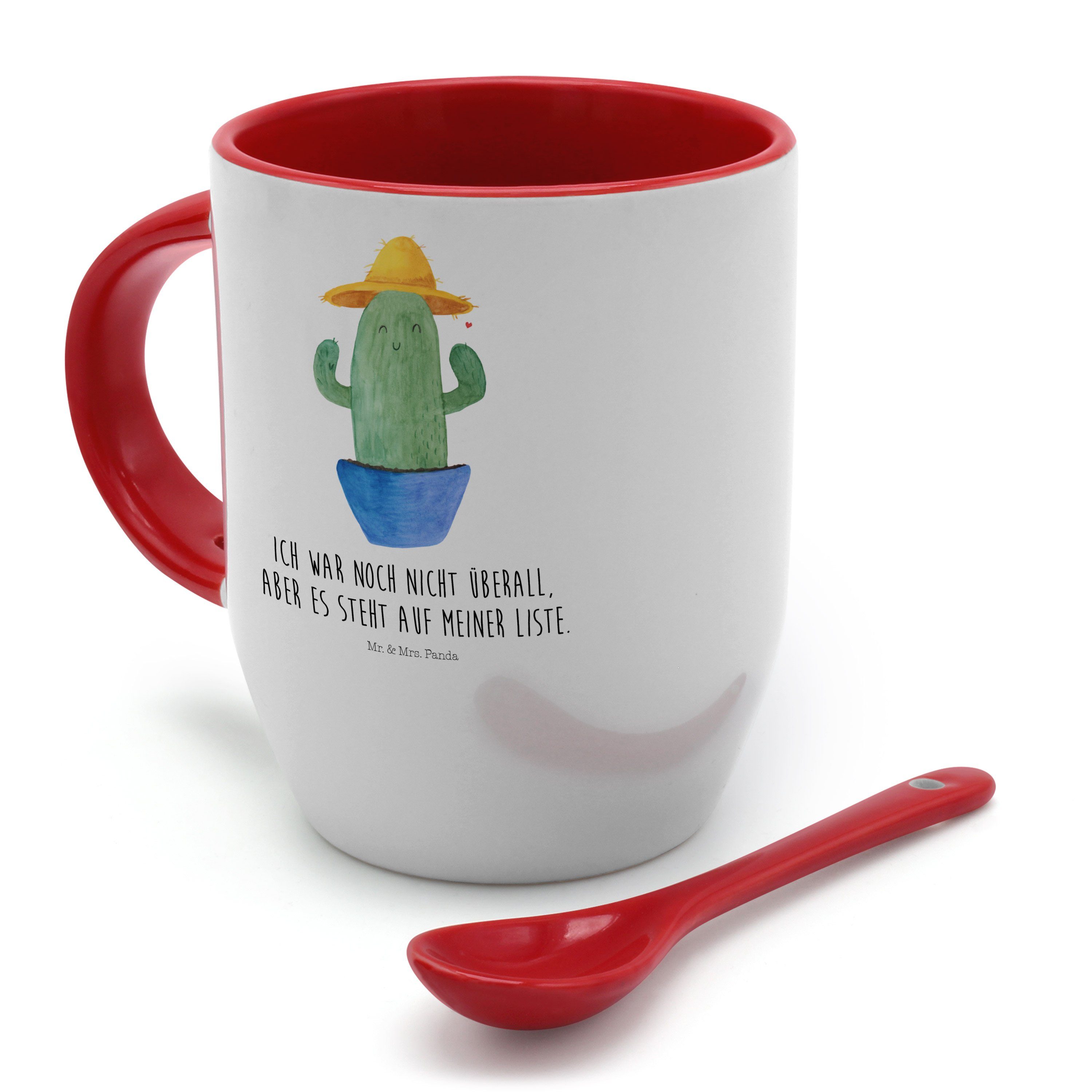 - Kaktus Sonnenhut Tasse mit Spruch, Weiß Mrs. Keramik - Panda We, Kaffeetasse, & Tasse Mr. Geschenk,