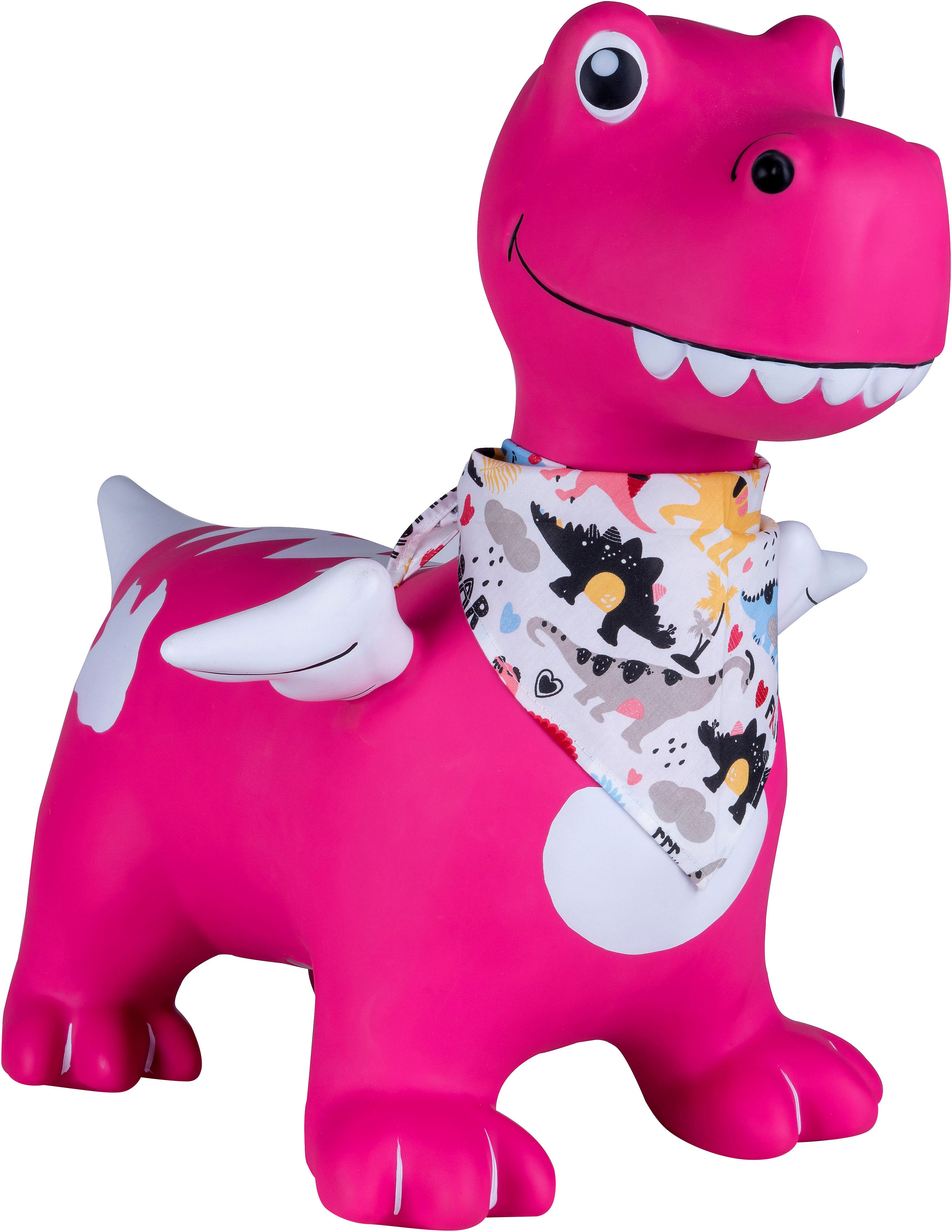 Jamara Hüpftier Dino mit Flügel HoppyDoo, mit Pumpe – Bild 5 von 5