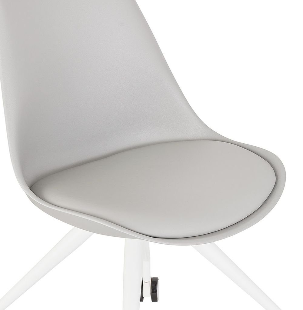 DESIGN Modern Bürostuhl Textile (grey,white) x Stuhl OSEA Grau KADIMA 60