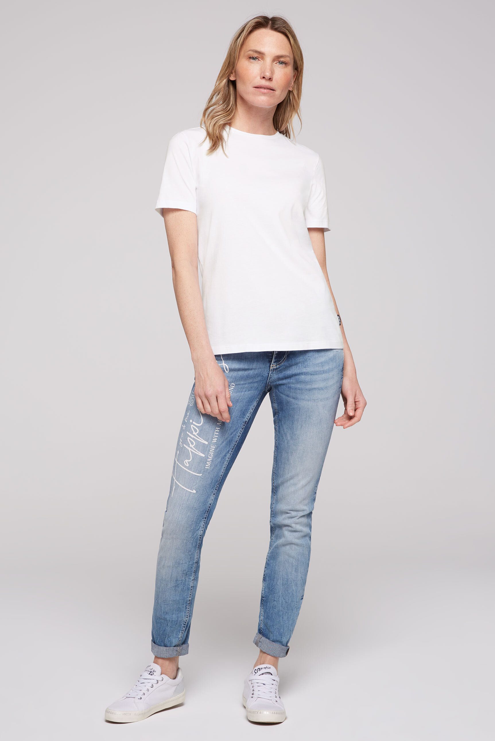 SOCCX Rundhalsshirt aus Baumwolle