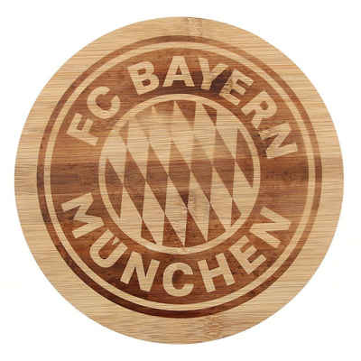 FC Bayern München Frühstücksbrett, Bambus-Holz