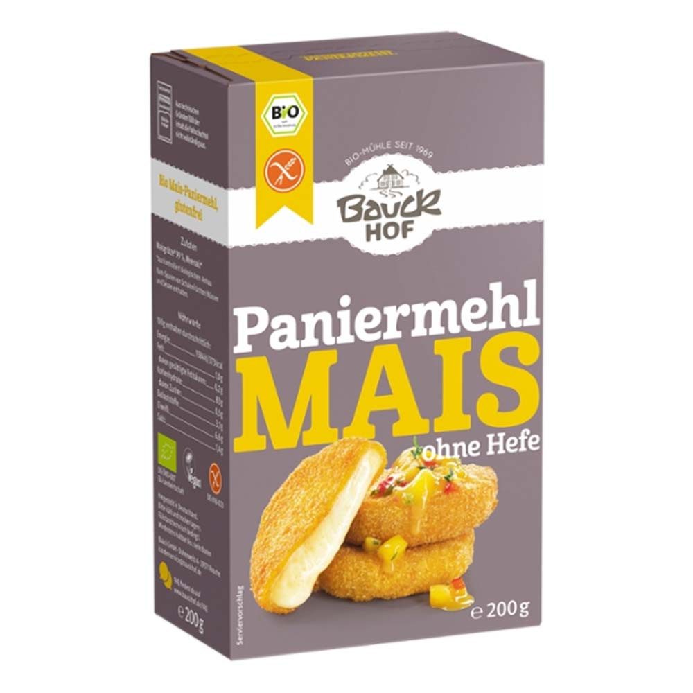 Bauck Mühle Mehl Paniermehl - Mais 200g