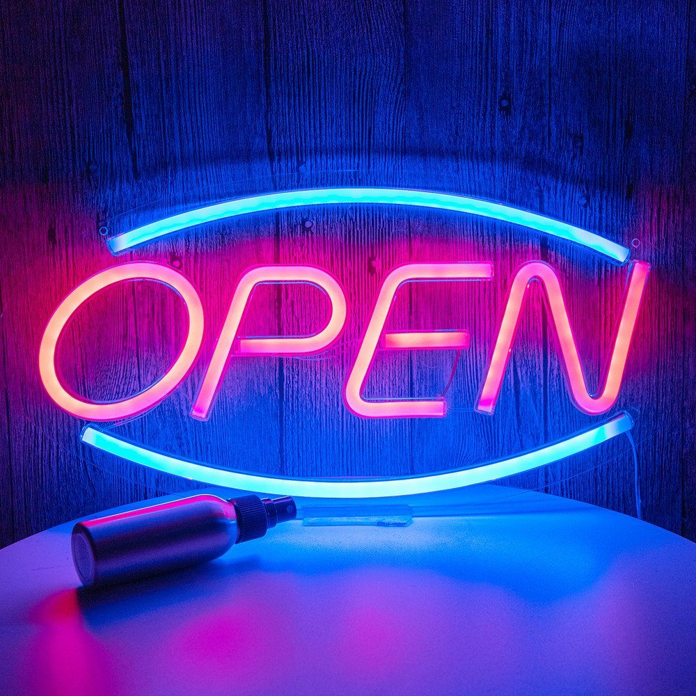 Rosnek LED Dekolicht Neon Lampe,Rose Ananas OPEN Good Vibes,Schlafzimmer Na günstig online kaufen