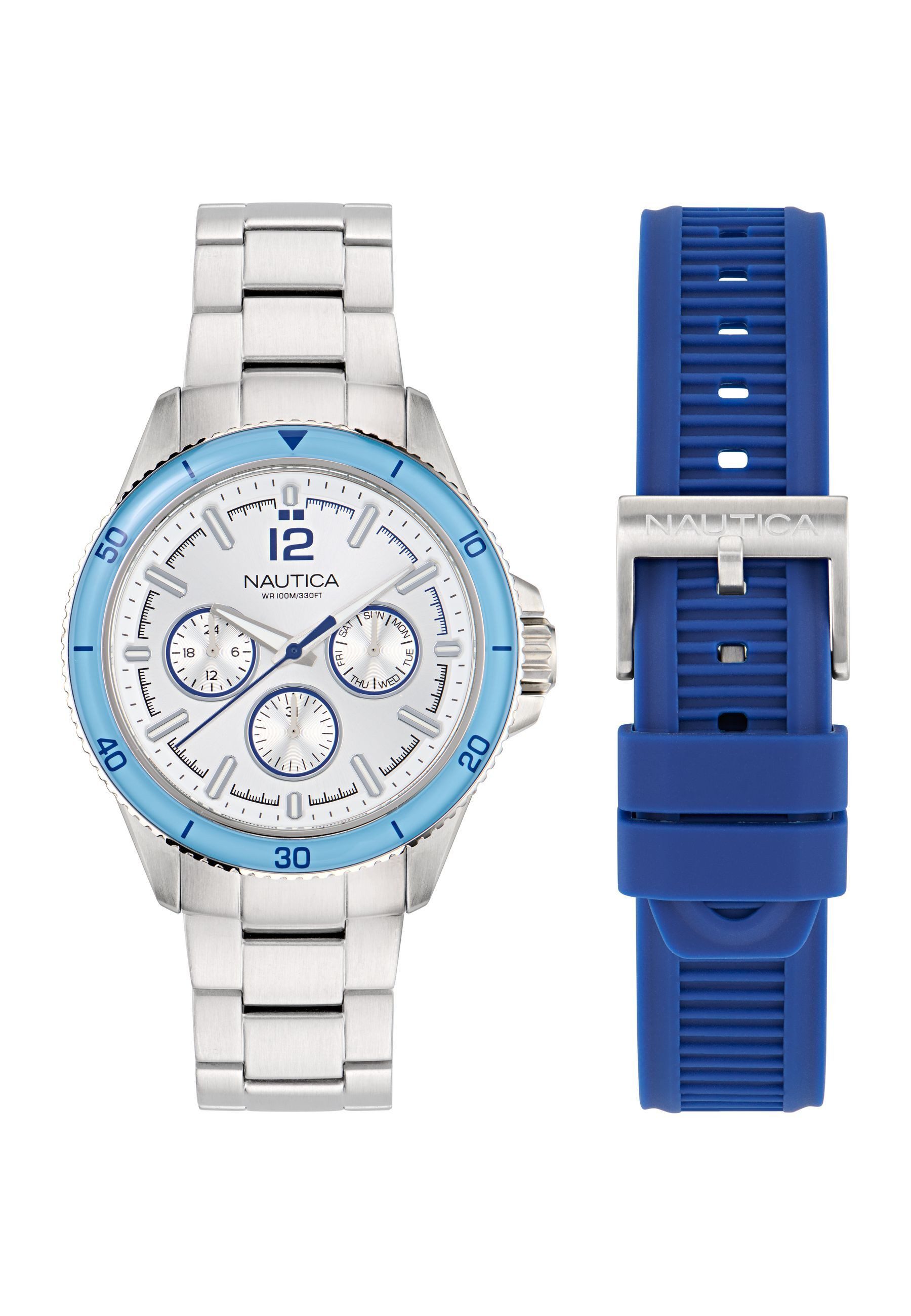 NAUTICA Quarzuhr NCT WINDROSE, (1-tlg., This product is a set), Multifunktional
