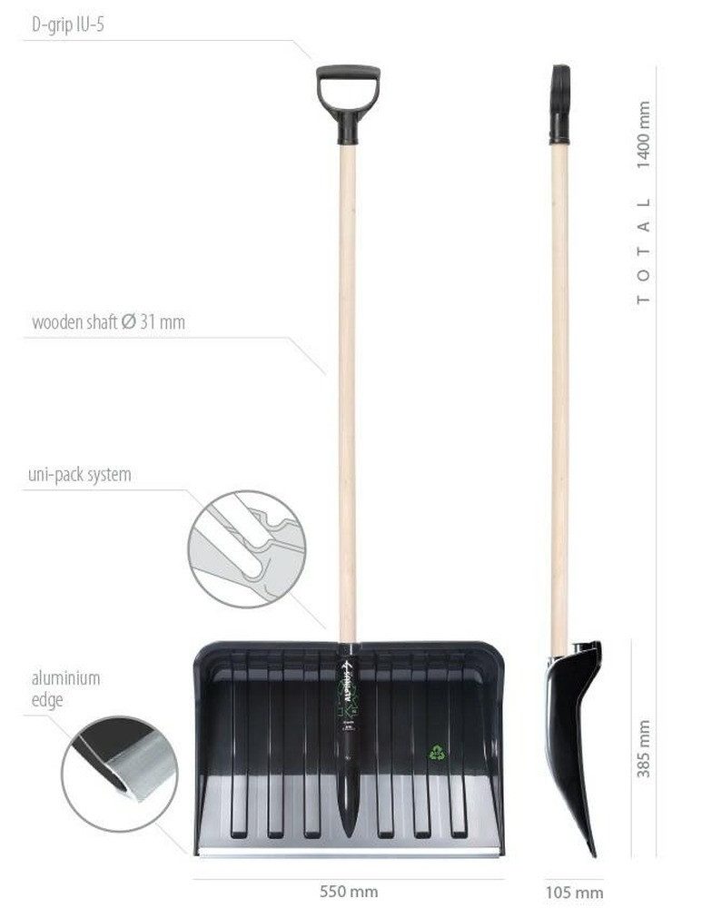 Prosperplast Schneeschieber Prosperplast Schneeschaufel Alpinus Strip