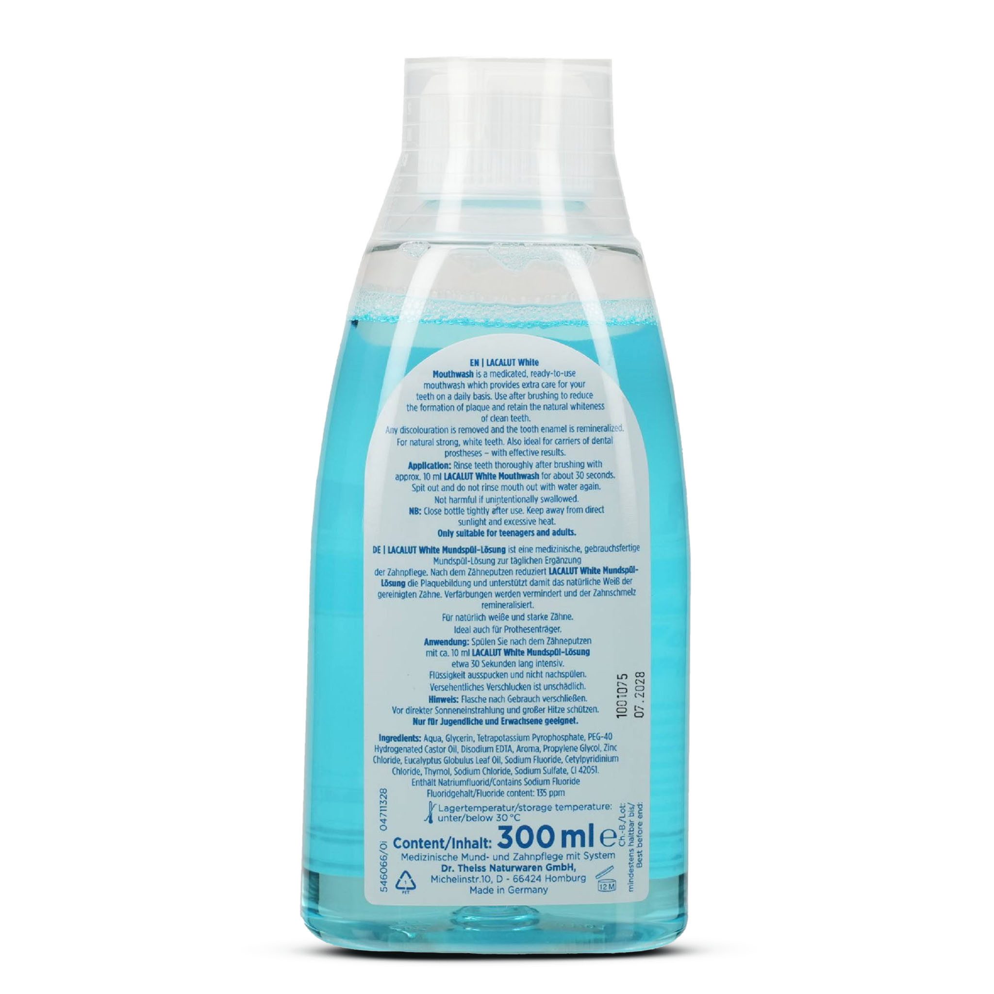 Dr. Theiss Naturwaren GmbH Mundspülung LACALUT white Mundspül-Lösung, 300 ml
