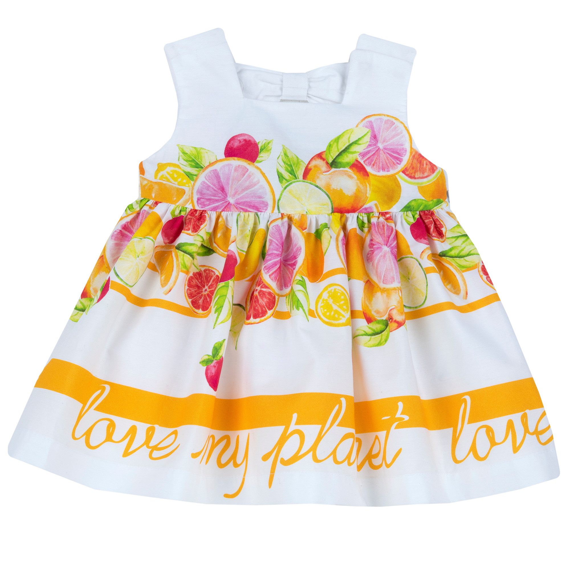 Chicco A-Linien-Kleid Sommer-Kleid (1-tlg) mit Allover-Print, A-Form, Sommerliche Look, schwingender Rock