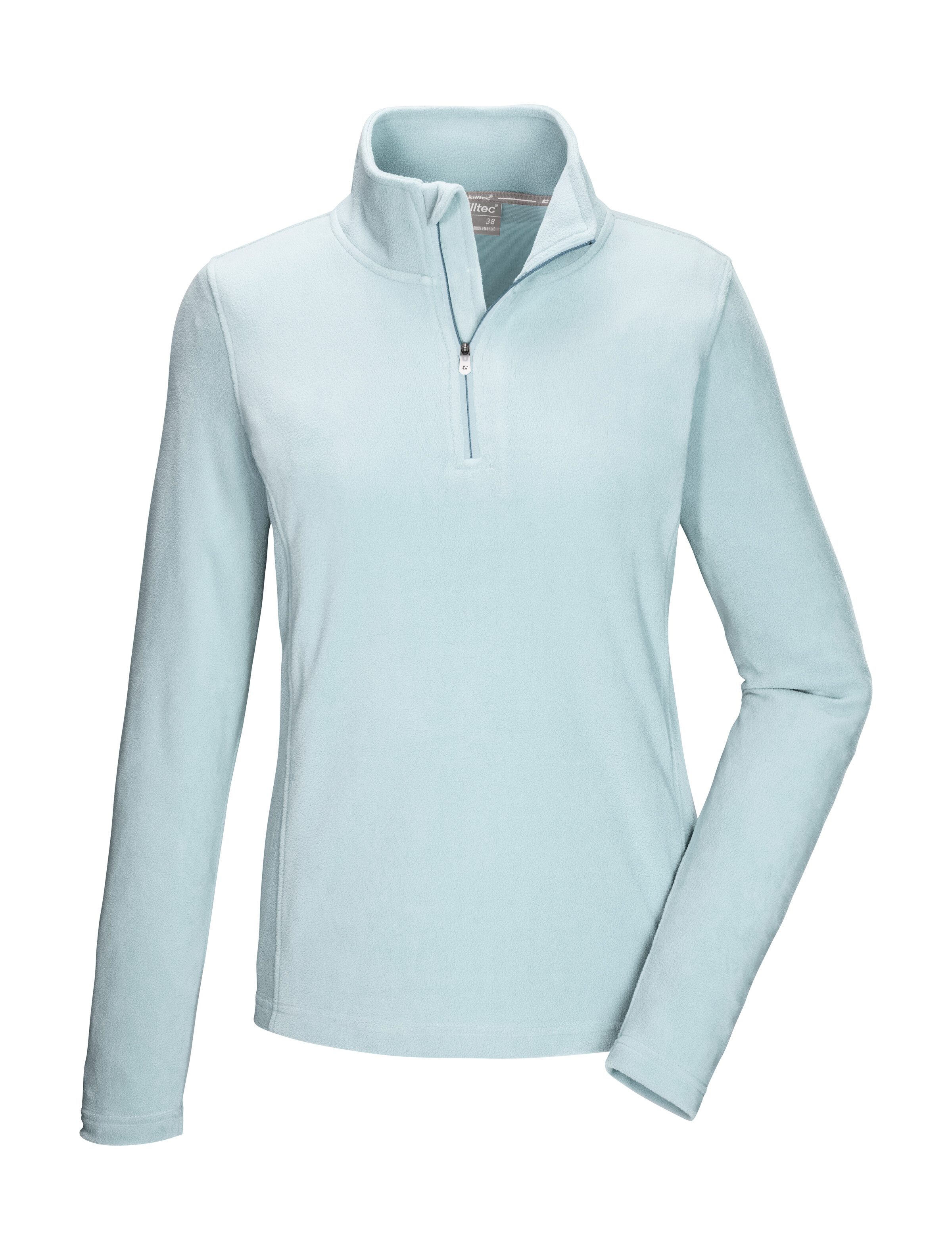 Killtec Fleeceshirt KSW 101 WMN FLC SHRT Fleeceshirt mit Stehkragen, warm, Reißverschluss mit Kinnschutz