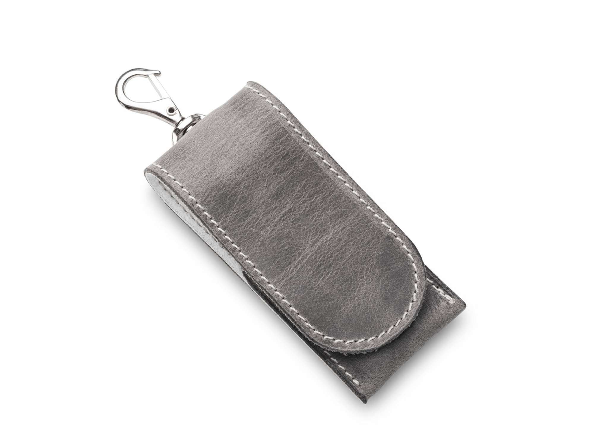 MKM Taschenmesser MKM Tool Pouch Grey & White Ledertasche Made in Italy MK LTP-1