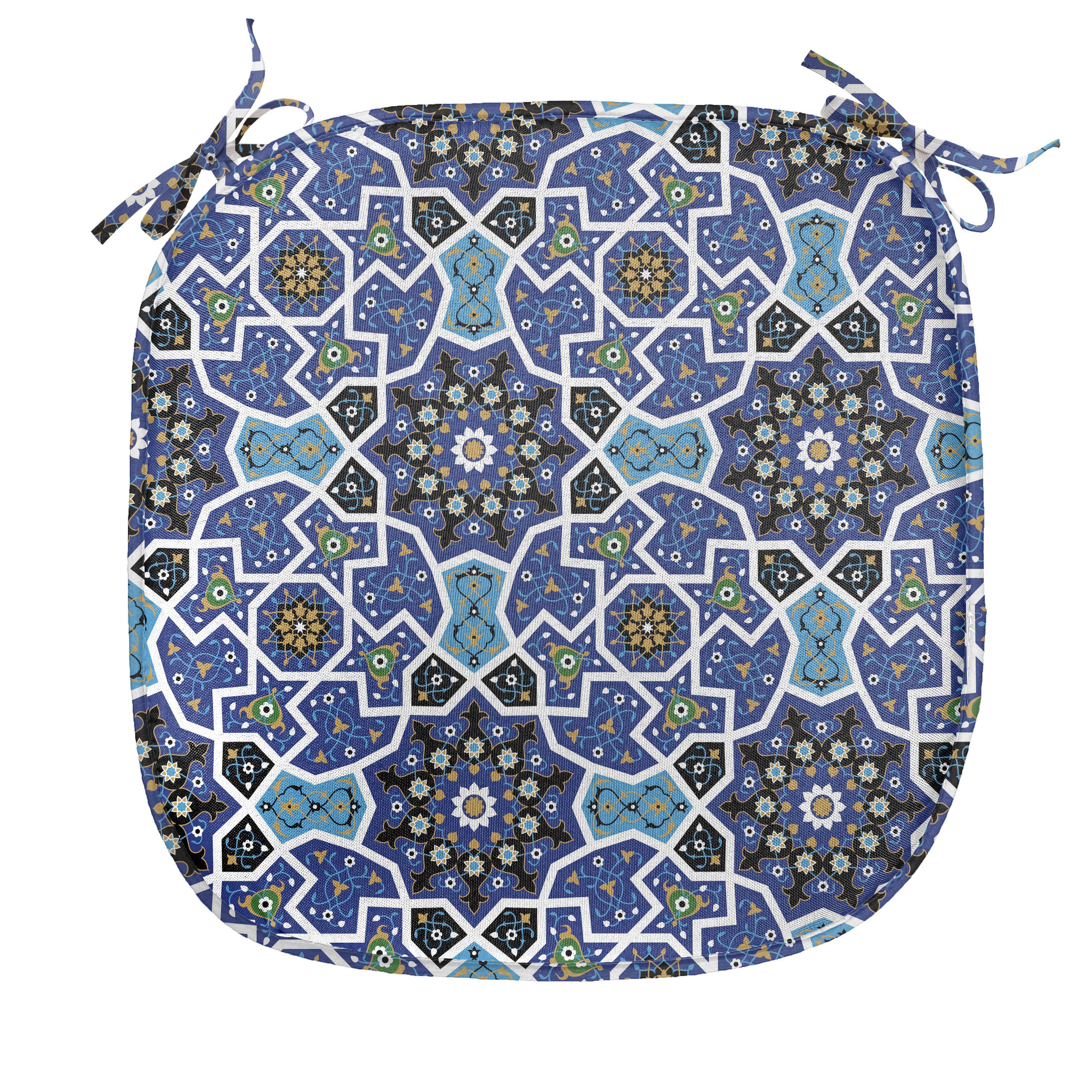 Dekoratives Entwurf Stuhlkissen wasserfestes Kissen mit Arabisch Gypsy Riemen Persian Küchensitze, Abakuhaus für